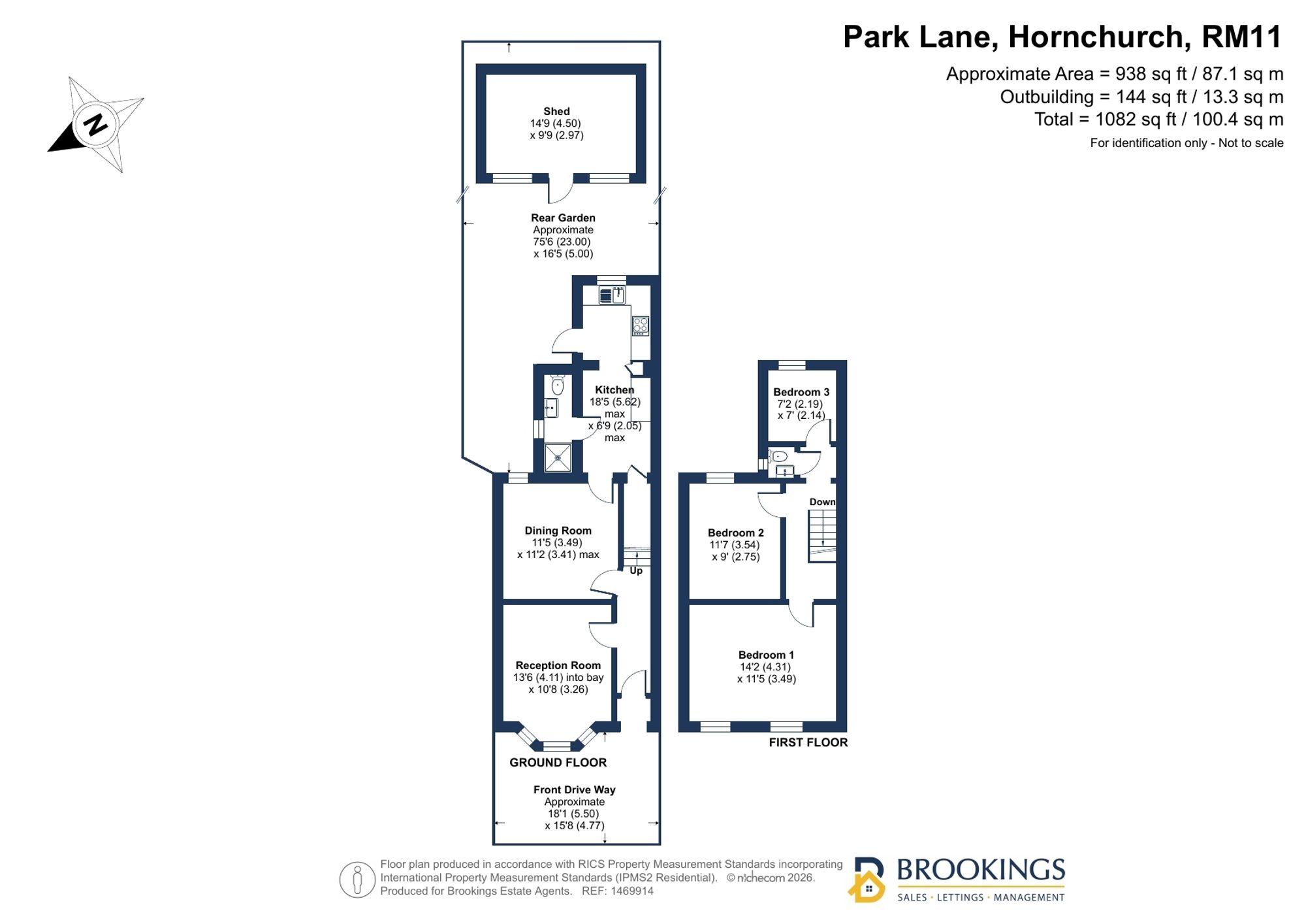 90, Park Lane, Essex floorplan