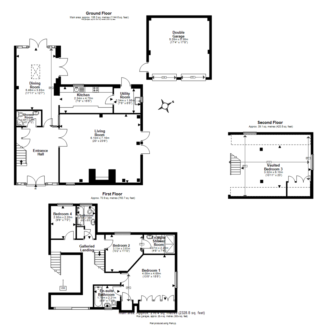3, Barns Court, Harlow floorplan