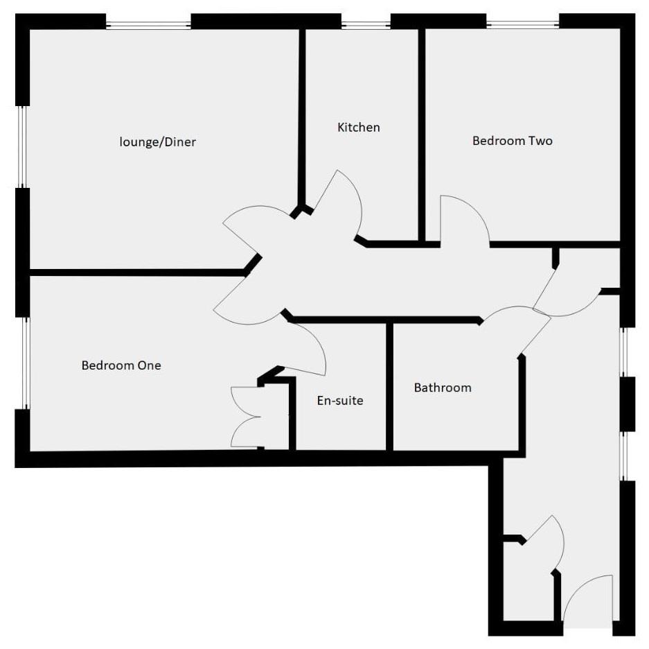 Flat 6,, 1 Corscombe Close, Weymouth floorplan