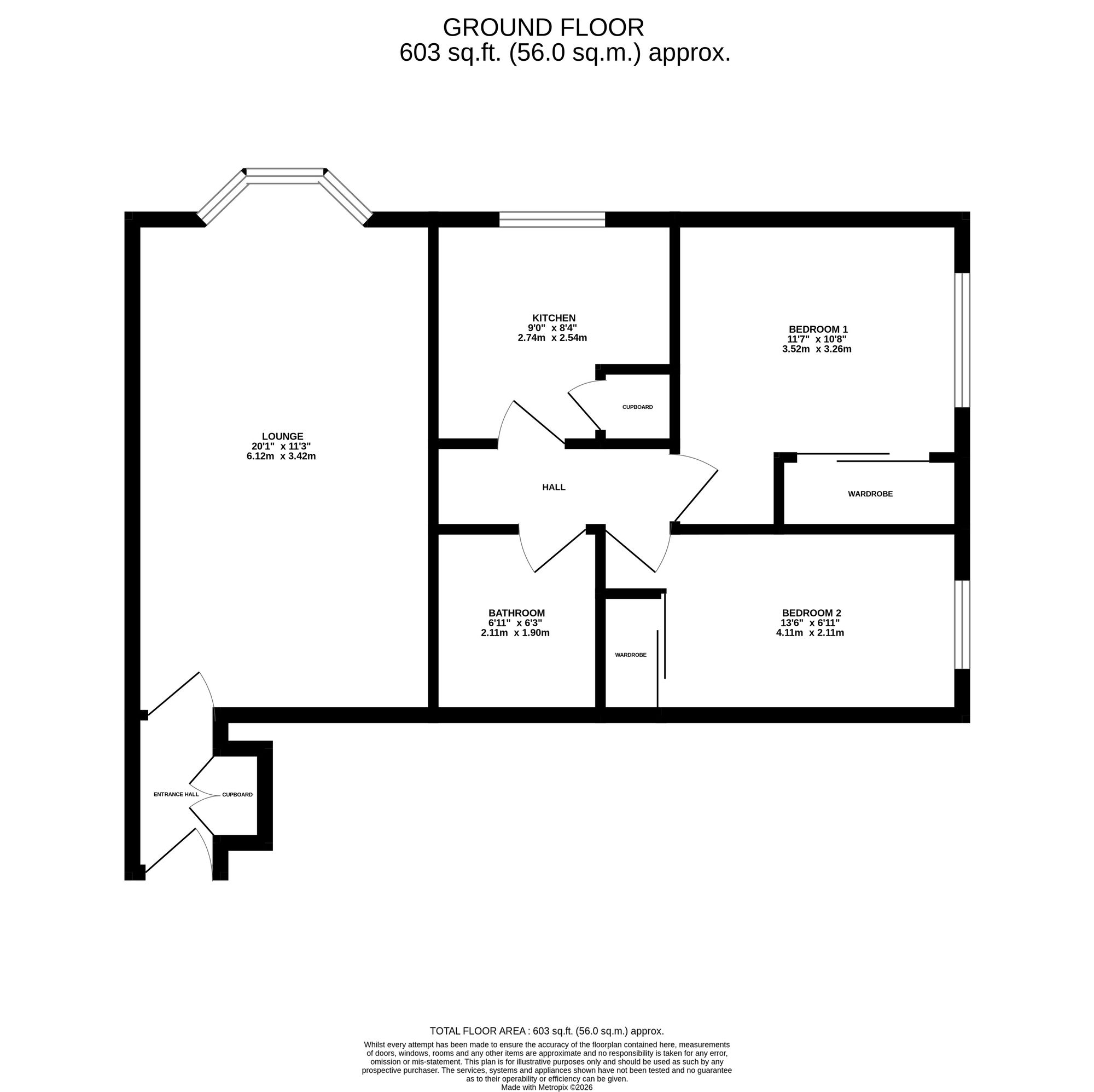 8 Windsor Gardens, Auchterarder floorplan