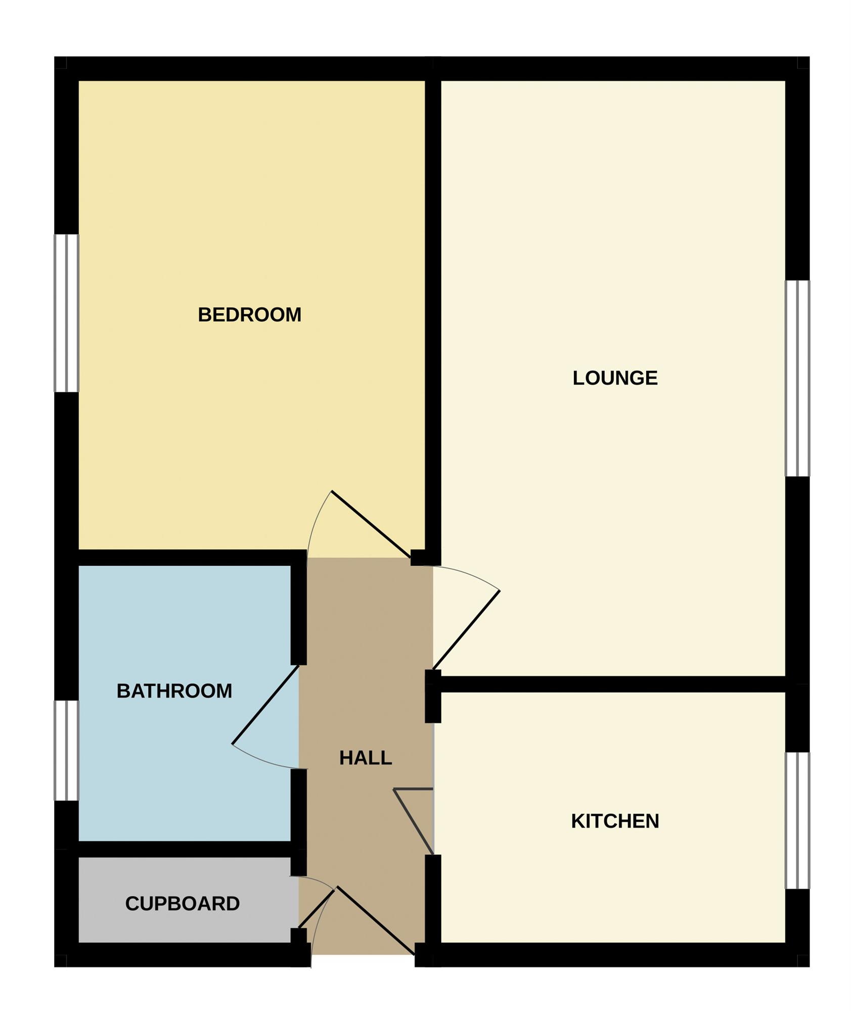 17A, Ilford Court, Great Clacton floorplan