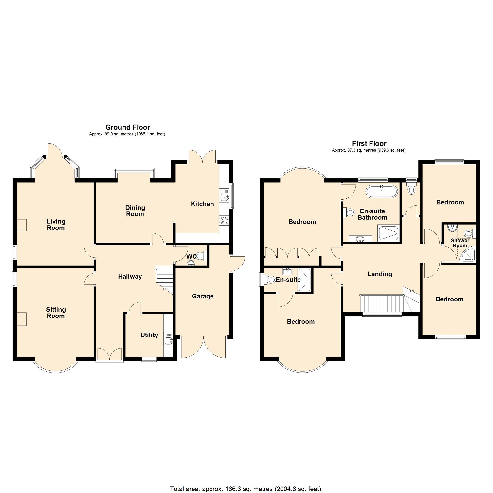 293 London Road, Leicester floorplan