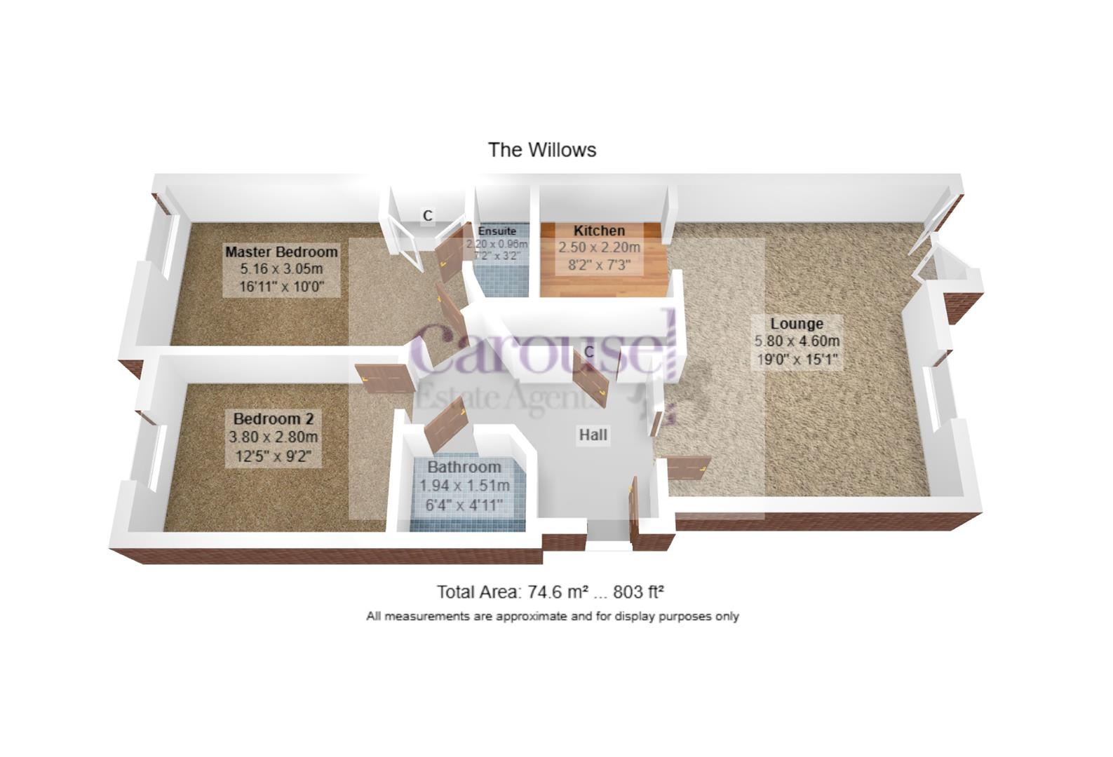 2, The Willows, Gateshead floorplan