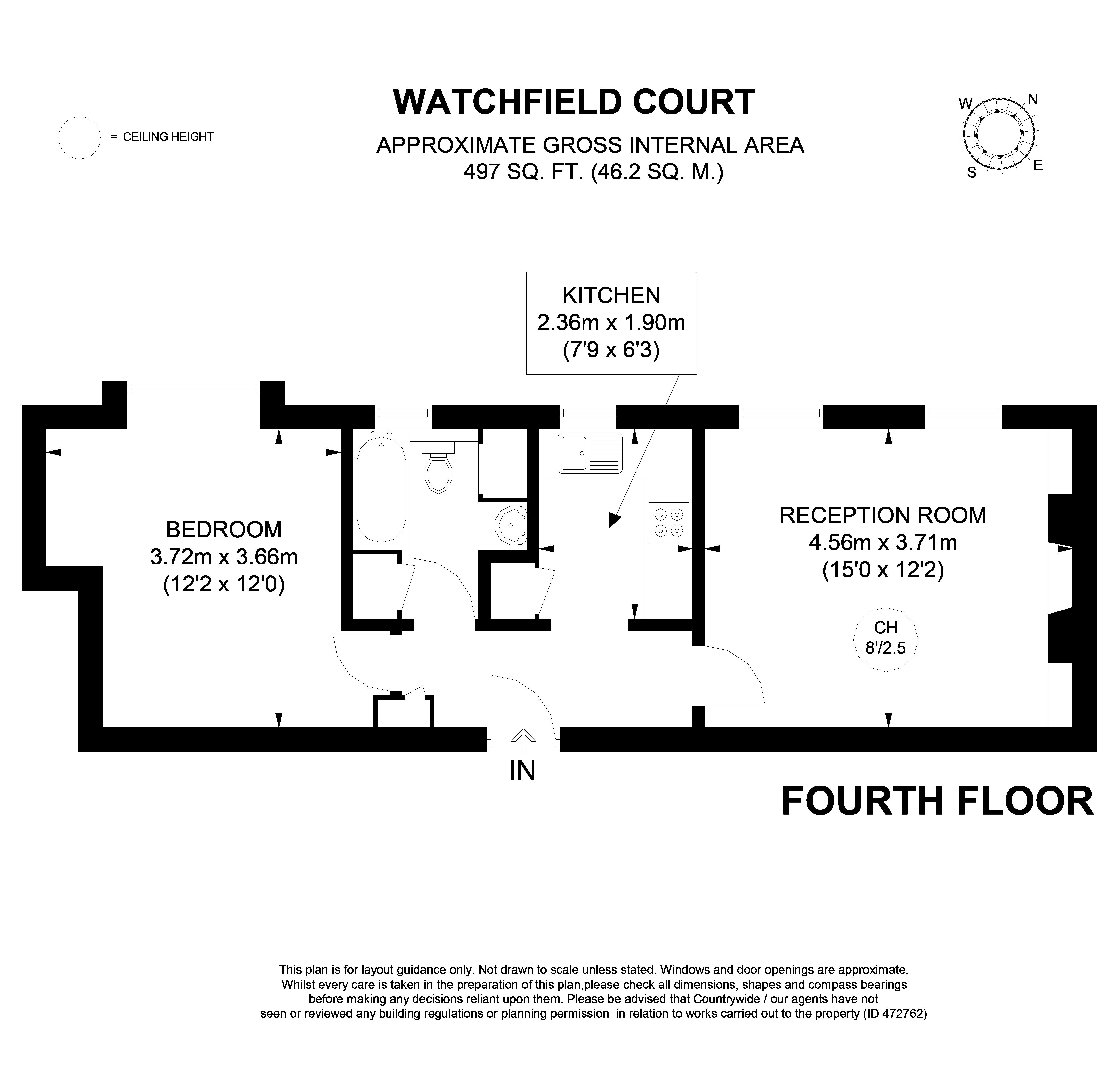 1 Bedrooms Flat to rent in Watchfield Court, Chiswick W4