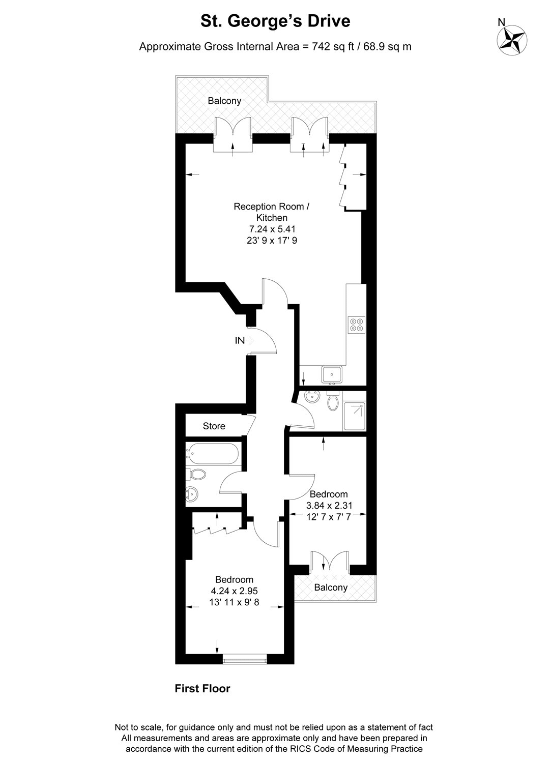 2 Bedrooms Flat to rent in St Georges Drive, Pimlico, London SW1V