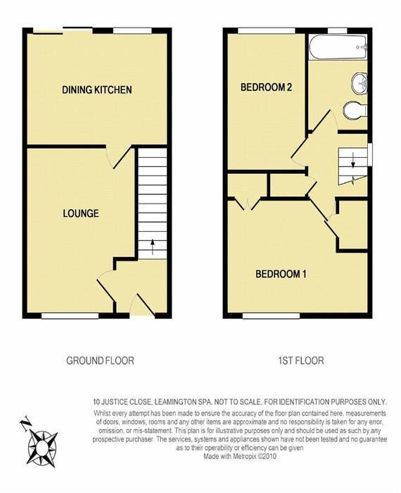 10, Justice Close, Leamington Spa floorplan