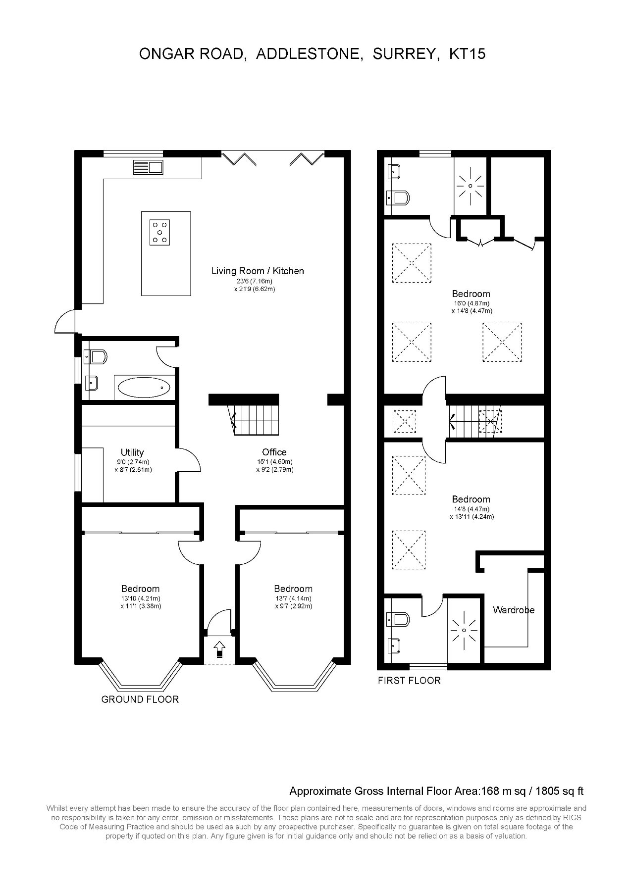 31, Ongar Road, Surrey floorplan