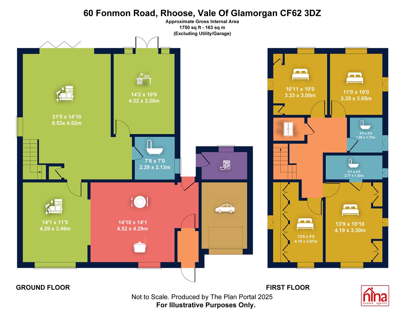 60, Fonmon Road, Rhoose floorplan