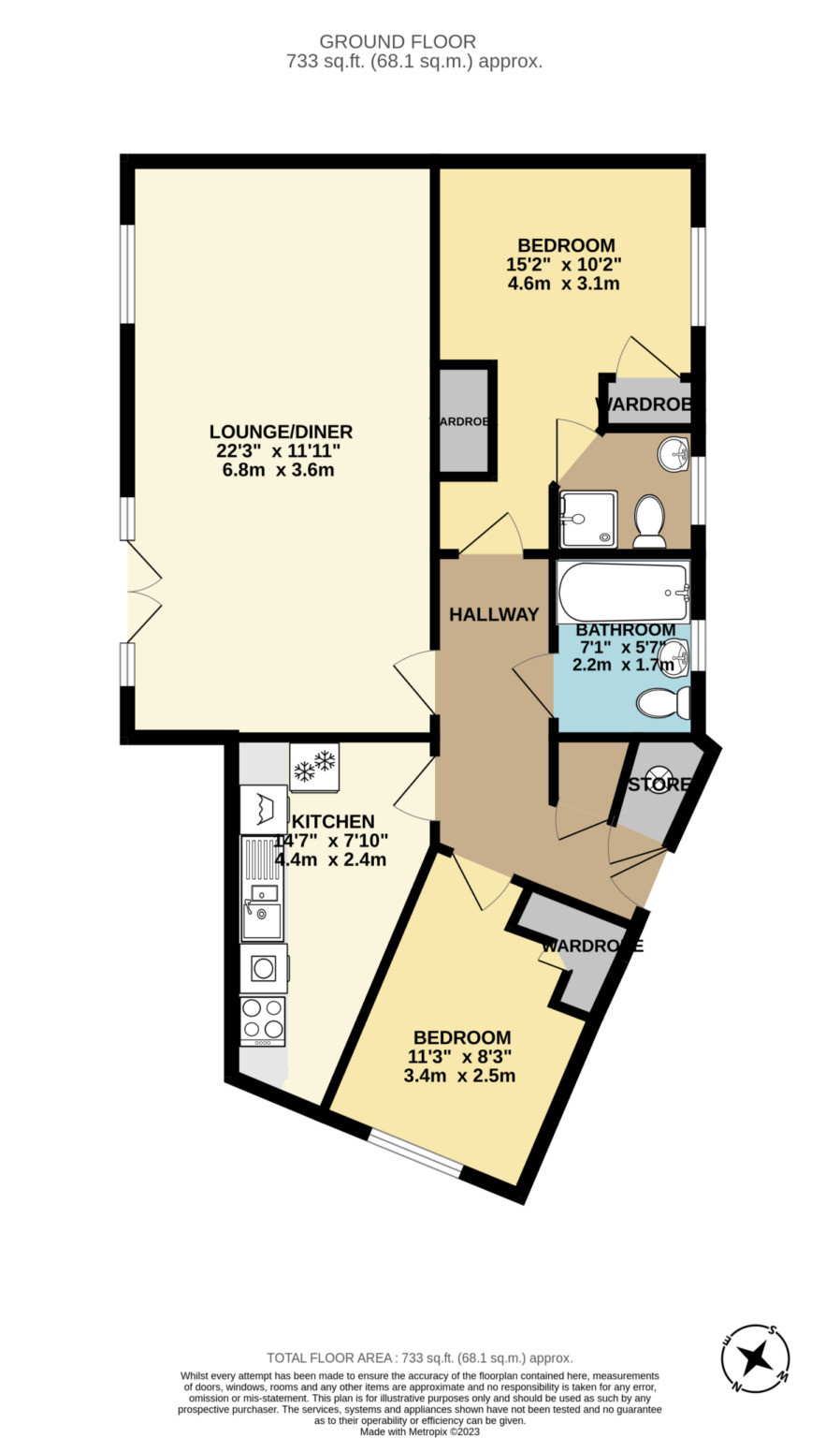 98, Hill View Drive, London floorplan