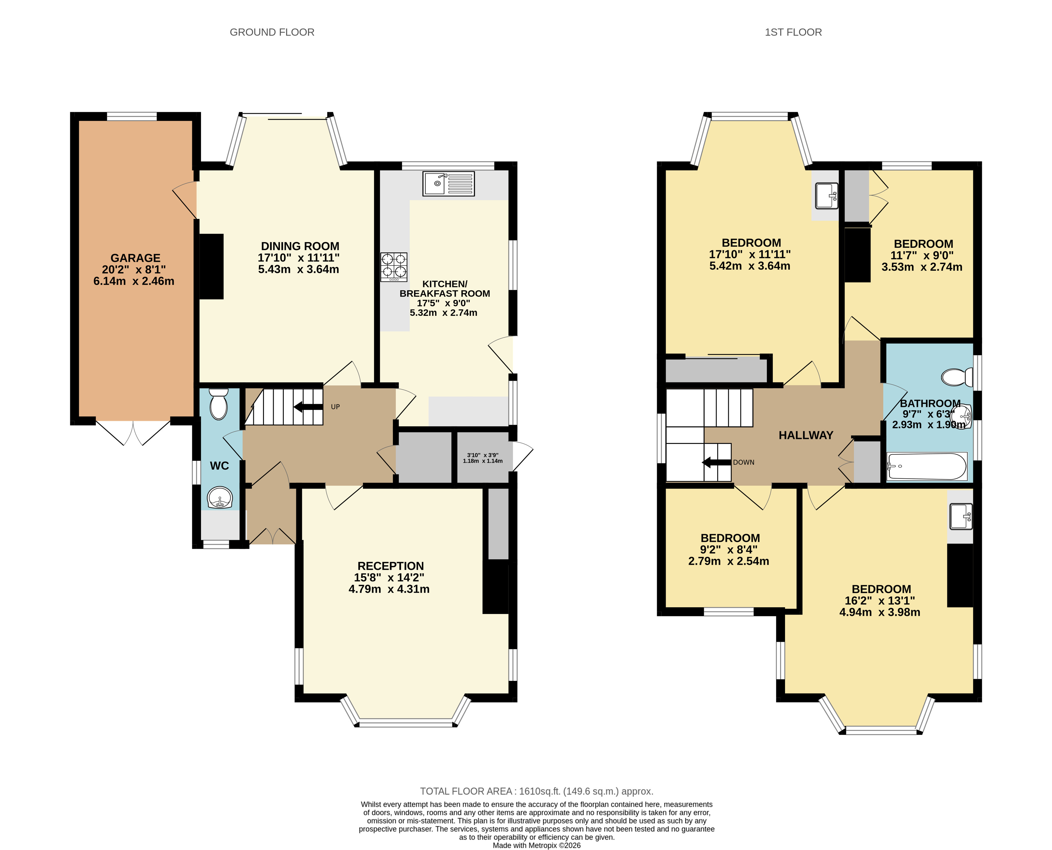 21, Rylestone Grove, Bristol floorplan