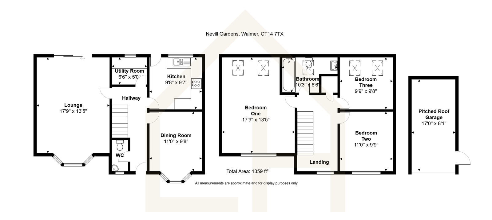 Firs, Nevill Gardens, Deal floorplan