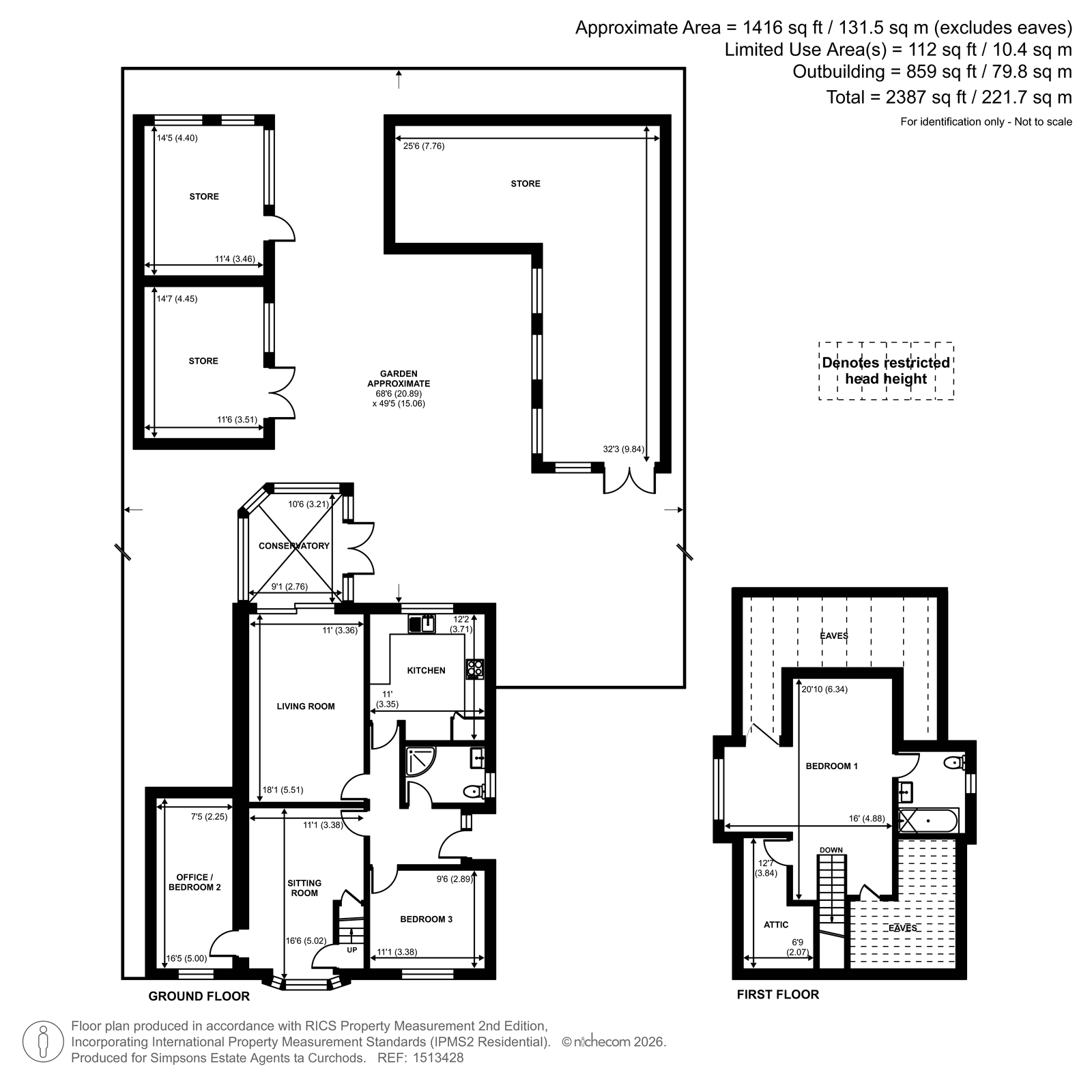 239, Charlton Road, Shepperton floorplan