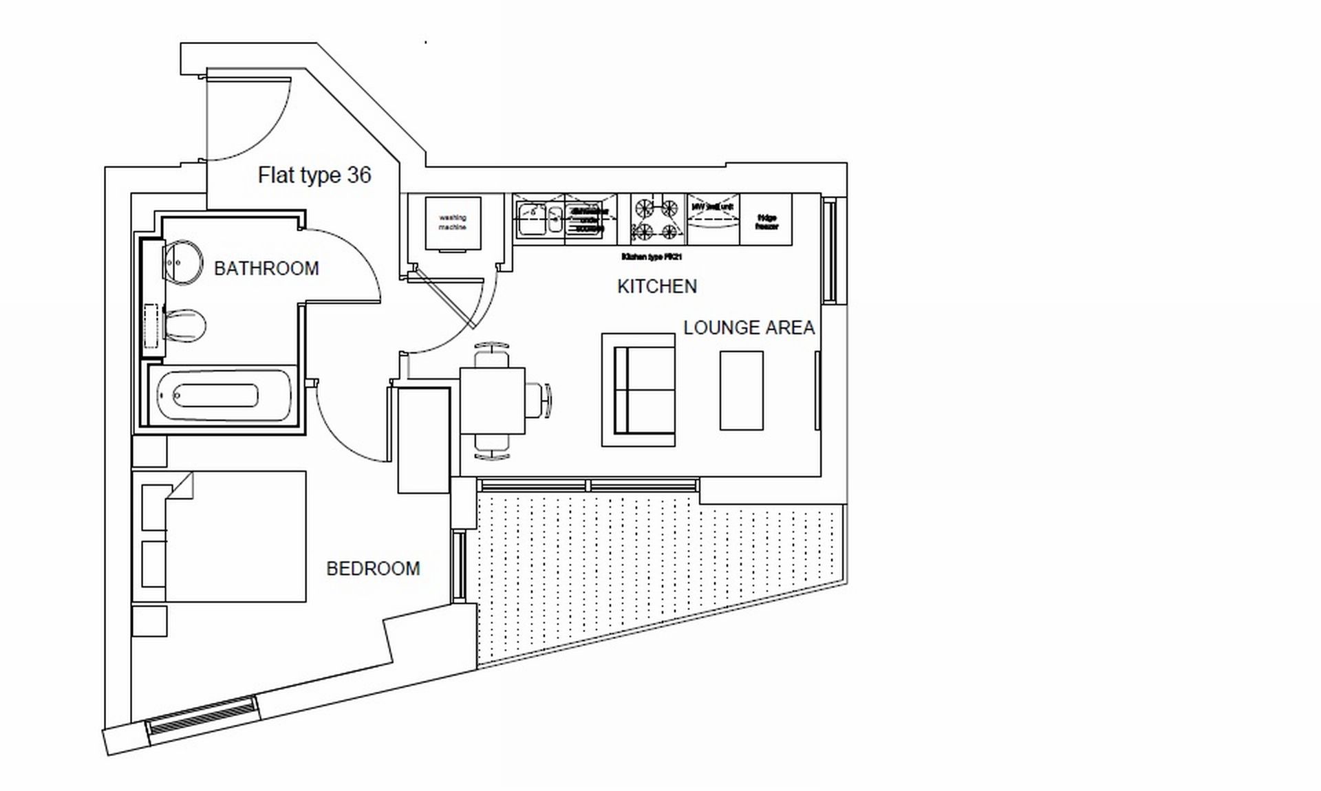 1 Bedrooms Flat to rent in Denison House, Lanterns Court, 20 Lanterns Way, Canary Wharf, London E14