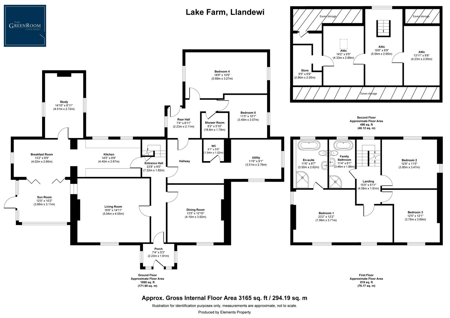 Lake Farm, Llandewi, Gower floorplan