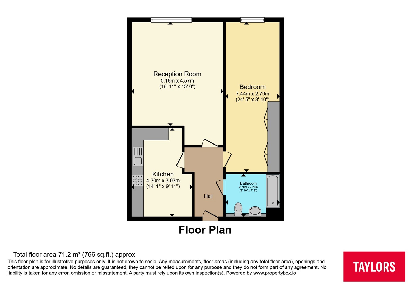 73, Penstone Court, Cardiff floorplan