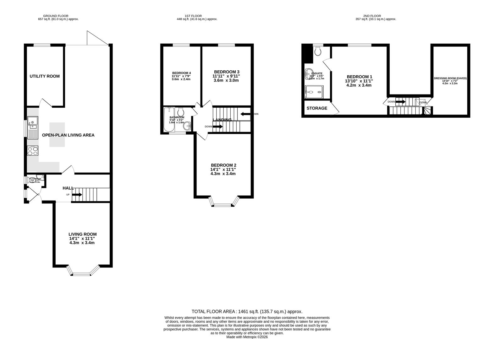 81, Knightsdale Road, Dorset floorplan