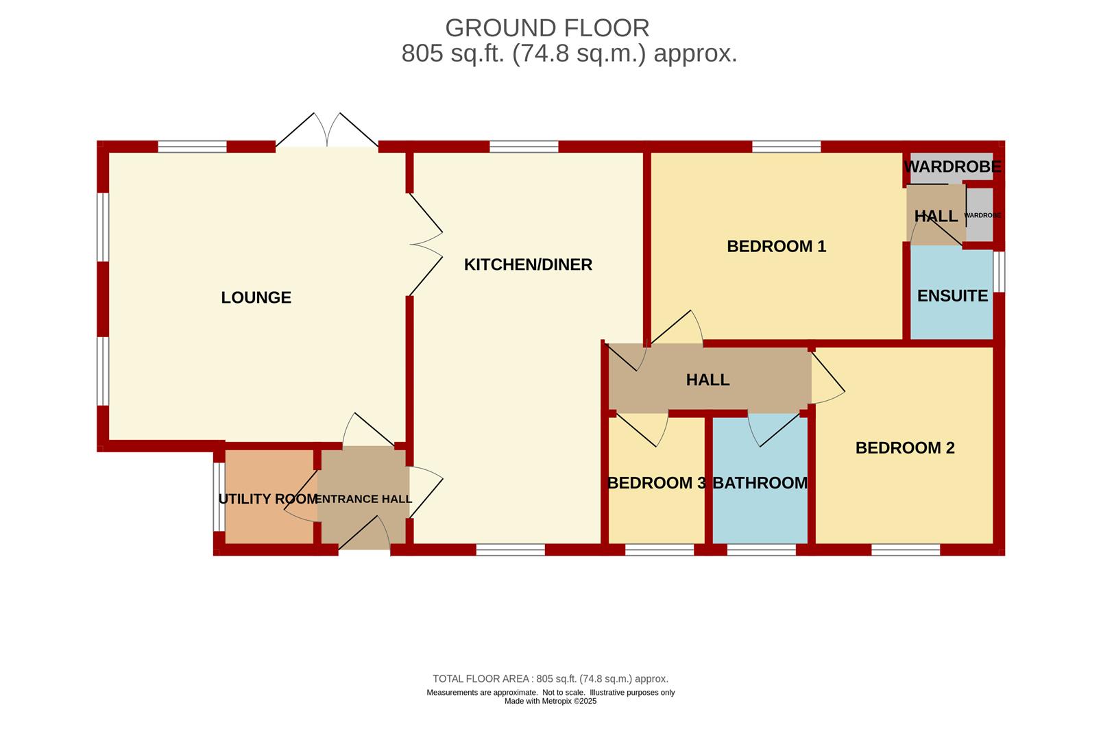 6, Clanna Park, Lydney floorplan