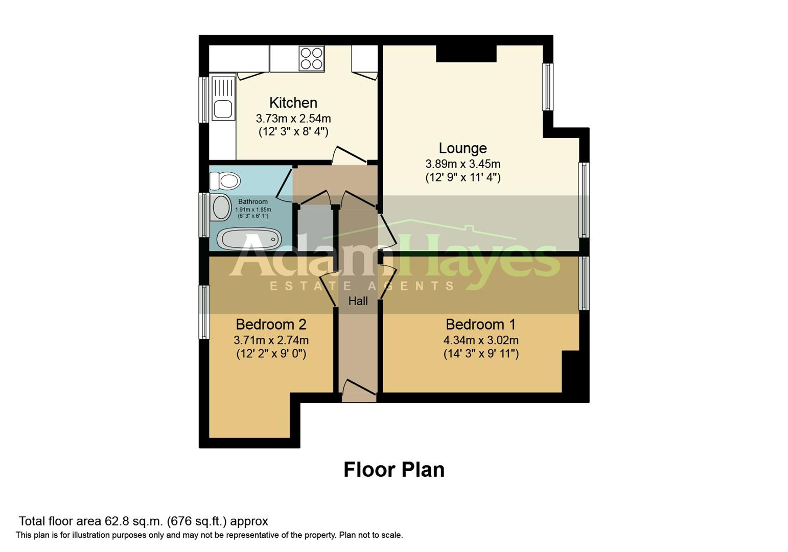 23, Amberden Avenue, Finchley Central floorplan