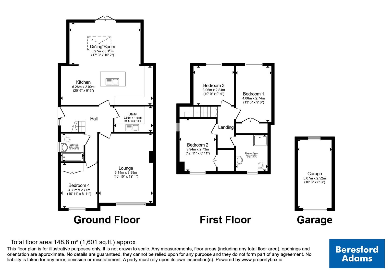 37, Pendyffryn, Conwy floorplan