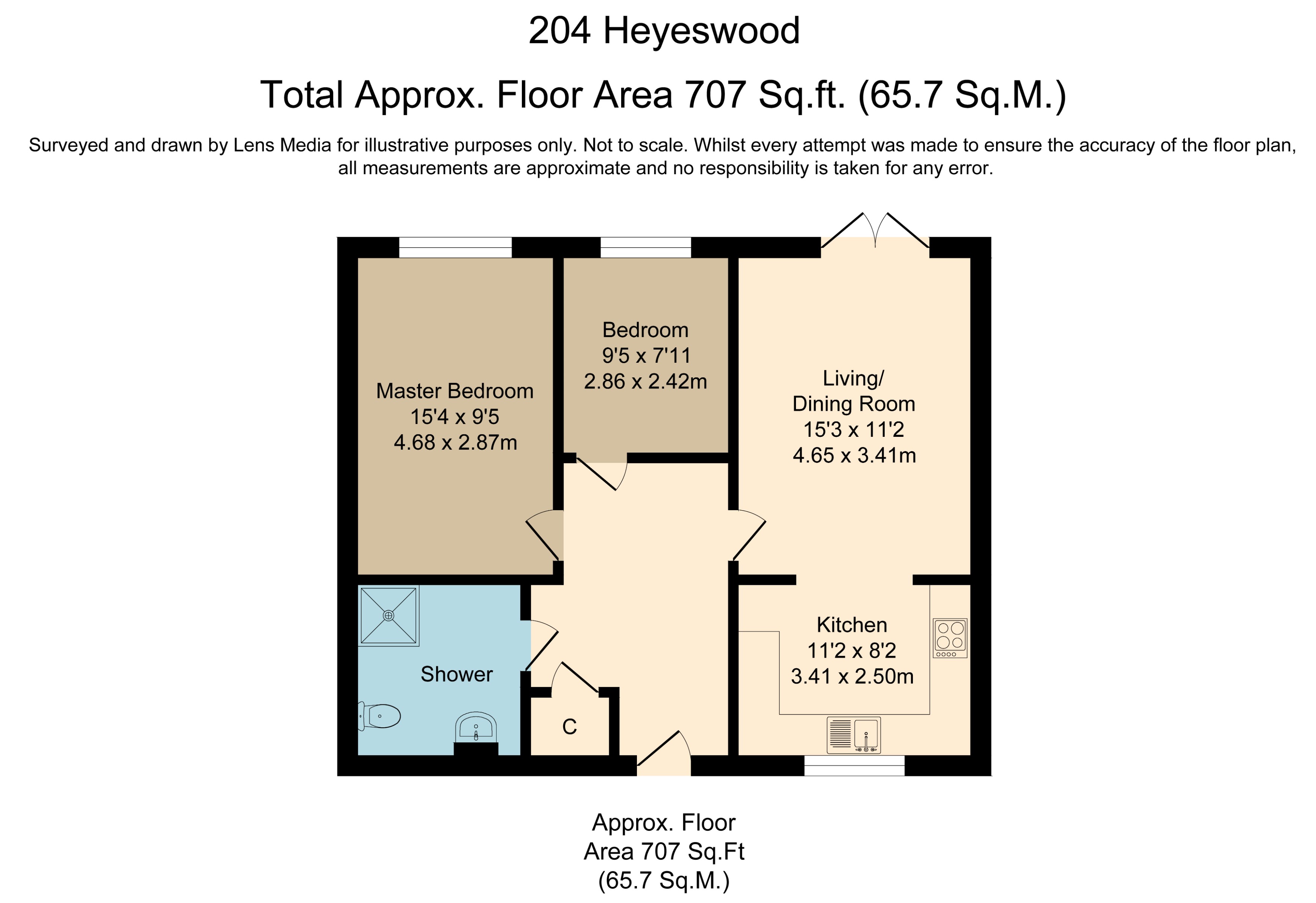204, Heyeswood, St Helens floorplan