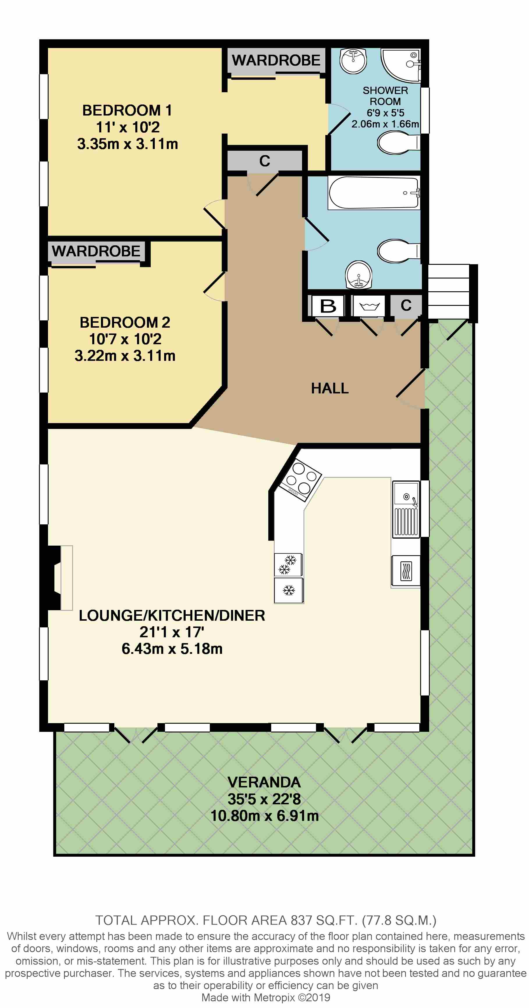 2 Bedrooms Mobile/park home for sale in Jaybelle Grange, Yapton Road, Climping BN17