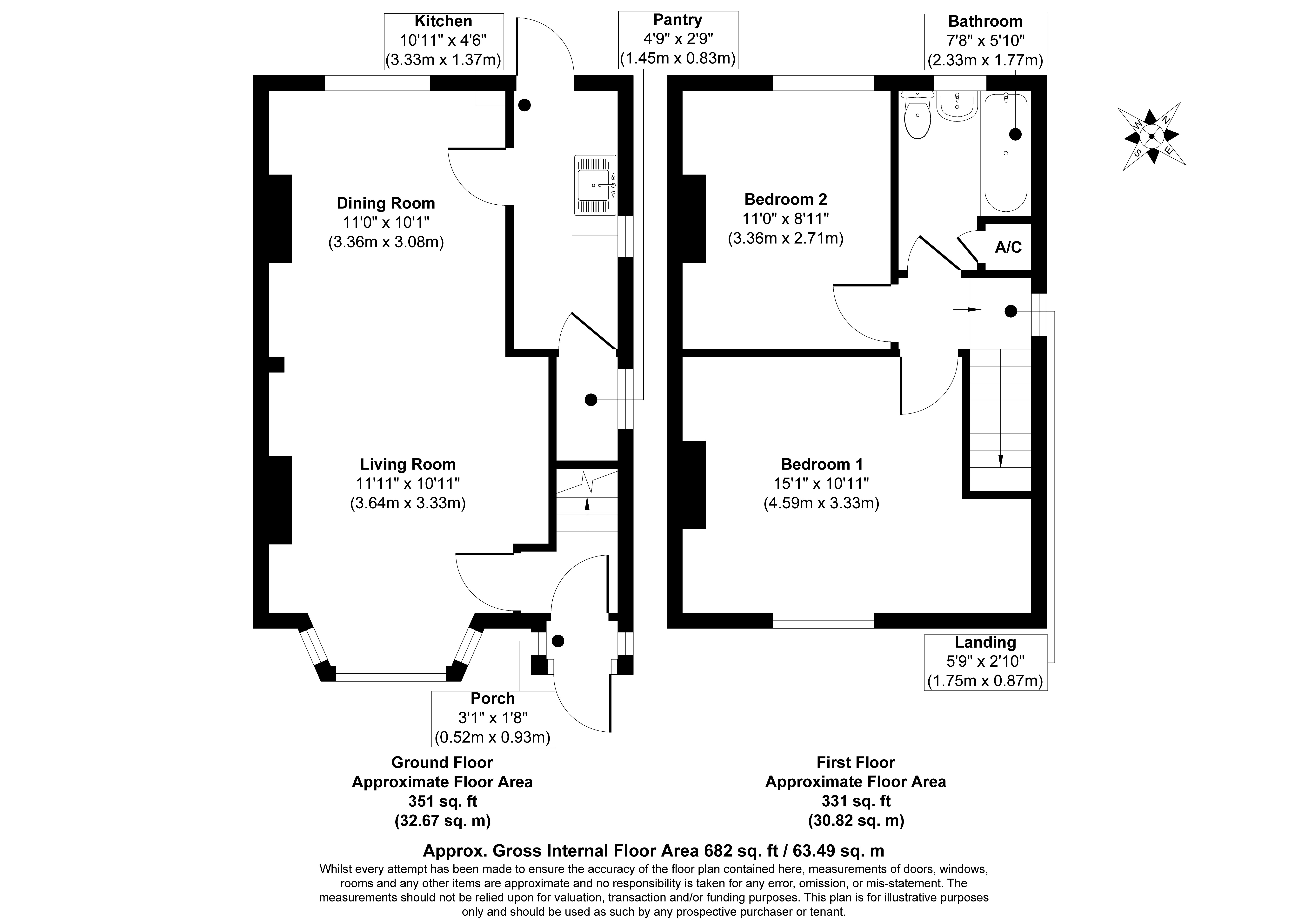 64, Birkenshaw Road, Birmingham floorplan