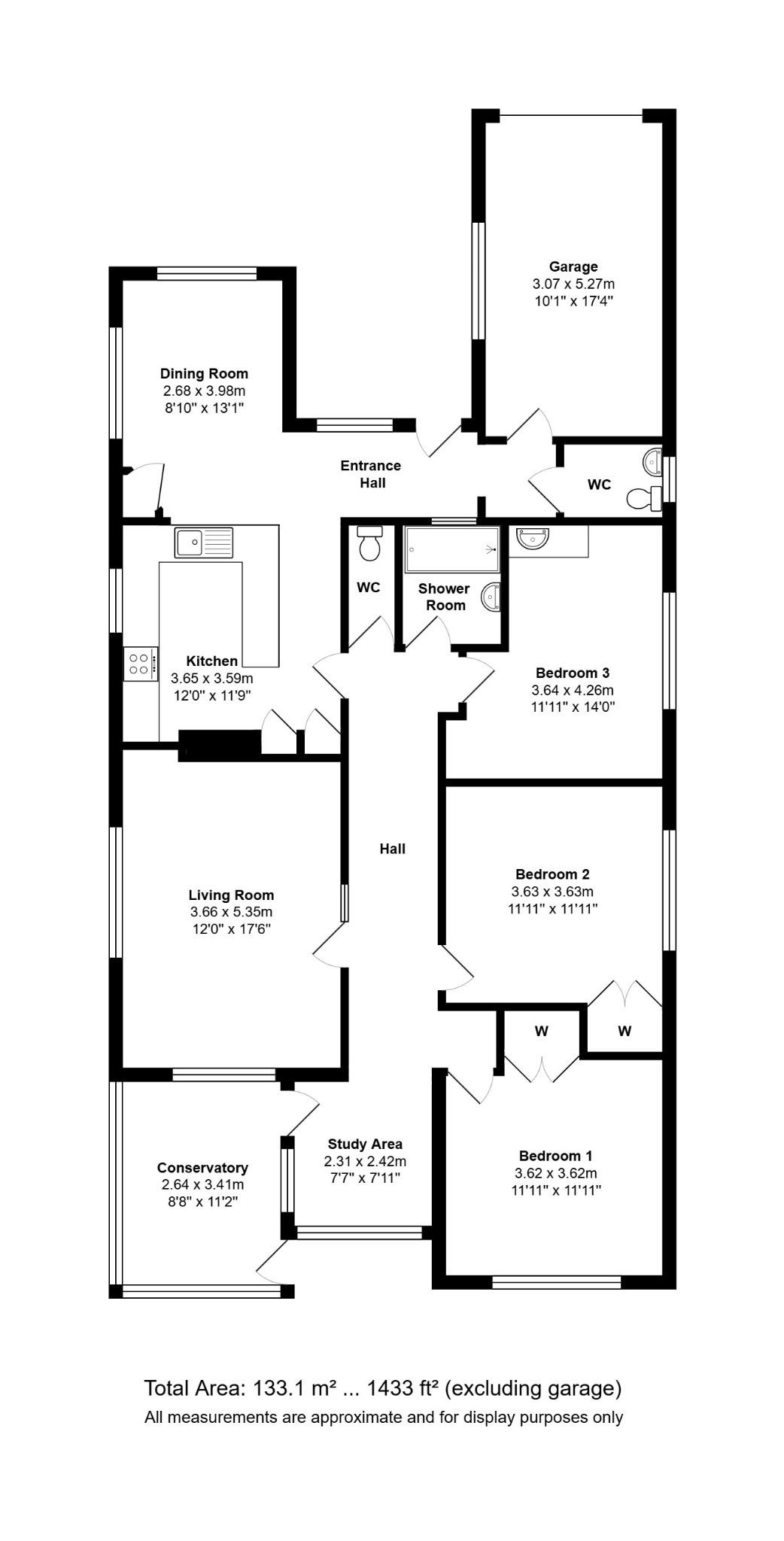 43 Archdale Close, West Winch, Norfolk floorplan