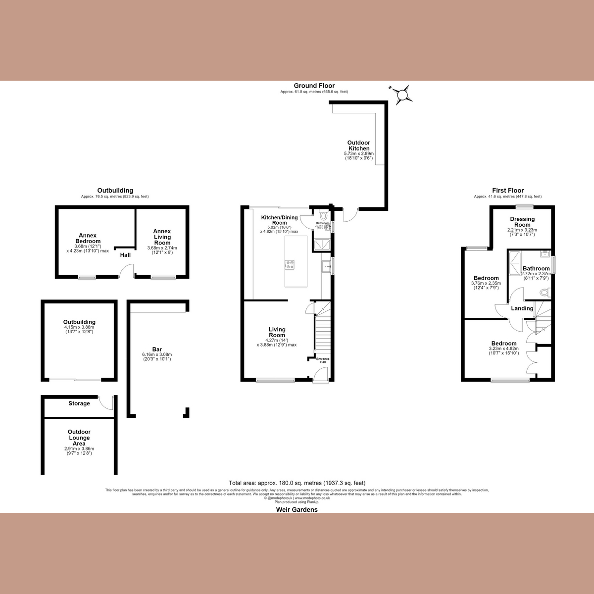 54, Weir Gardens, Rayleigh floorplan