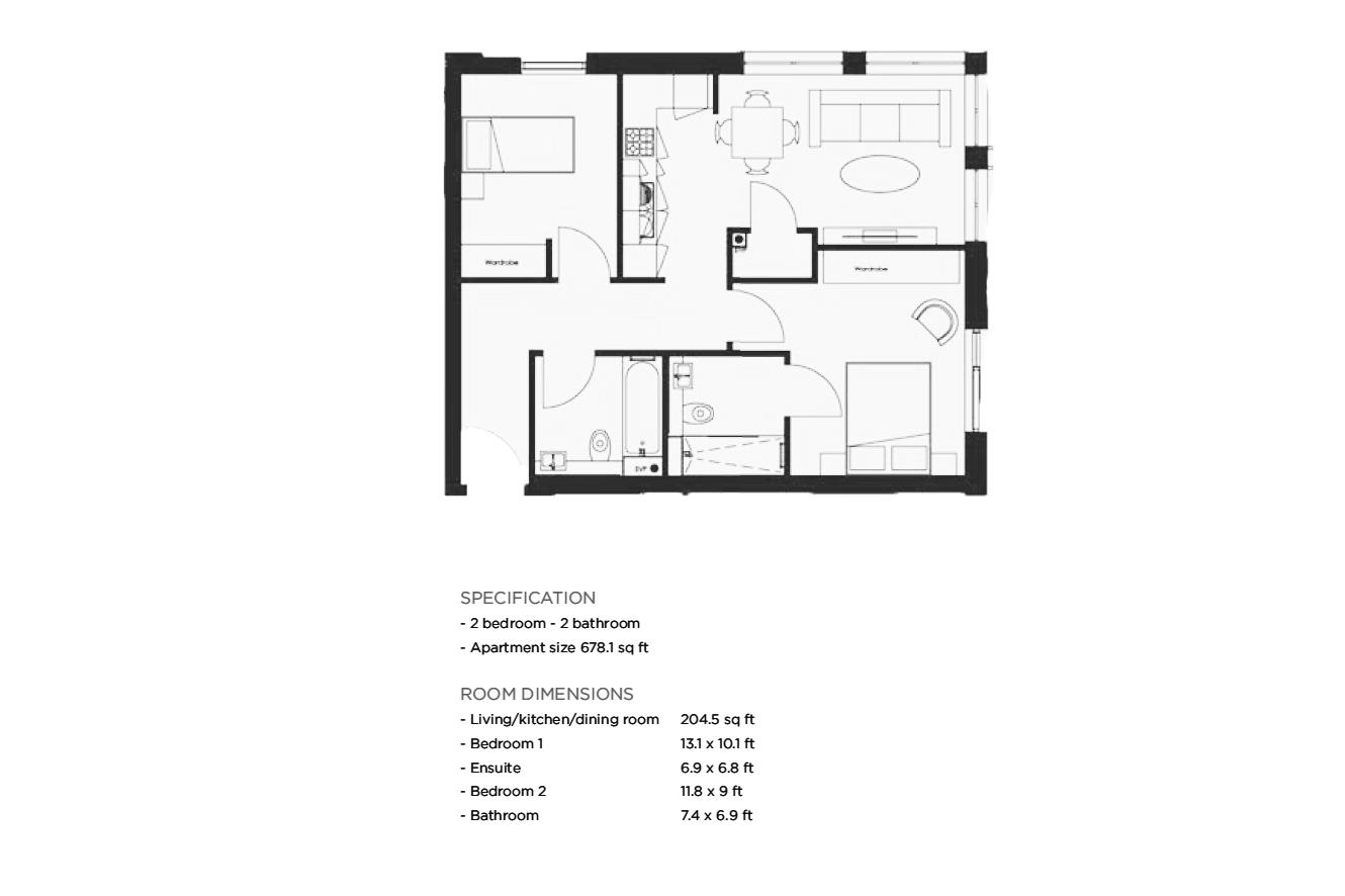 2 Bedrooms Flat for sale in The Axium, Windmill Street, Birmingham B1