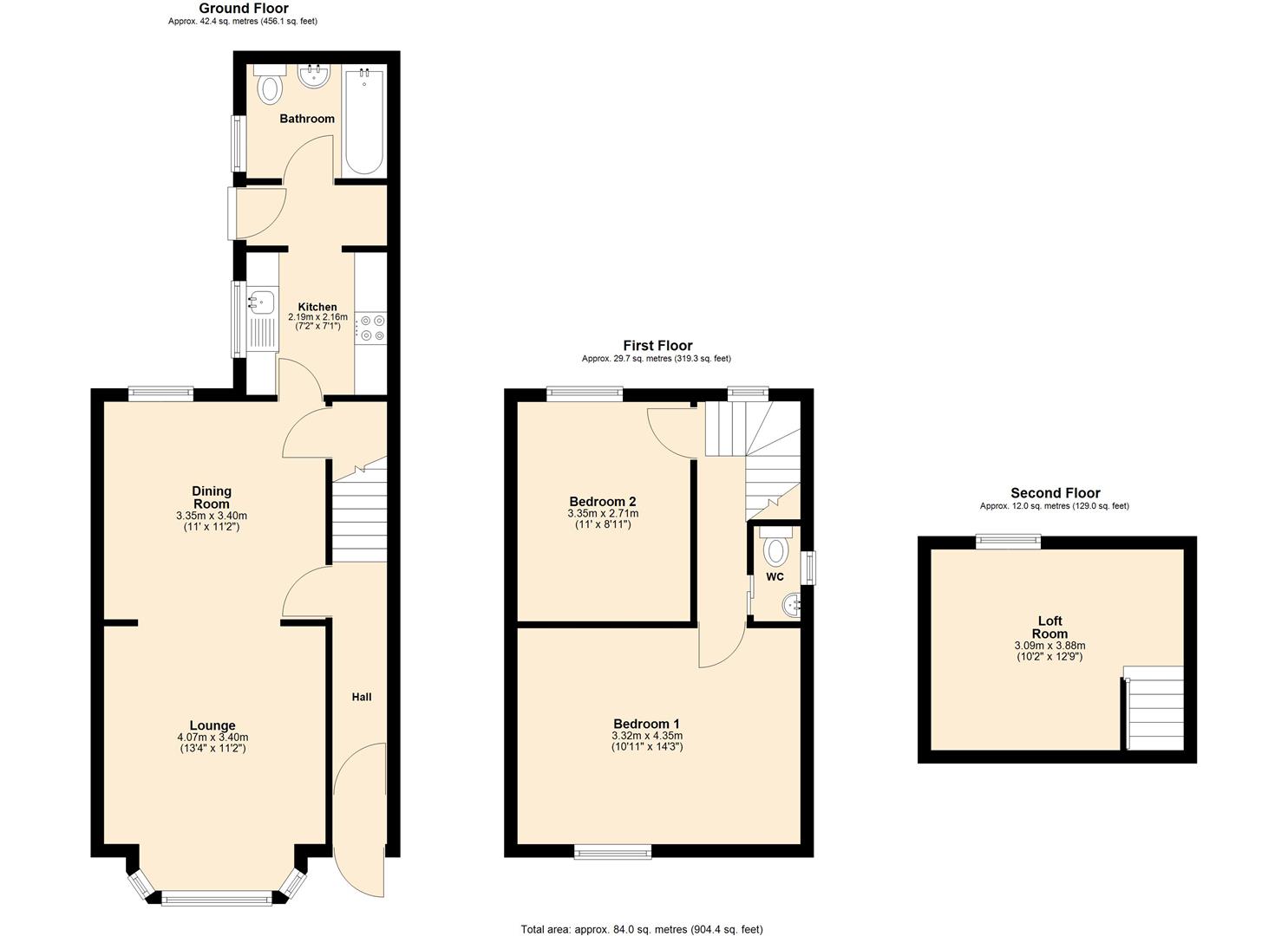 1, Roseberry Avenue, Hull floorplan