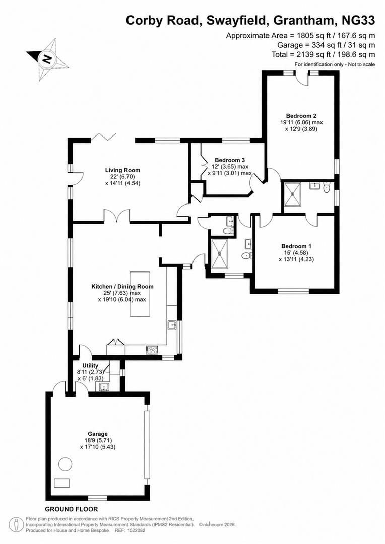 38, Corby Road, Grantham floorplan