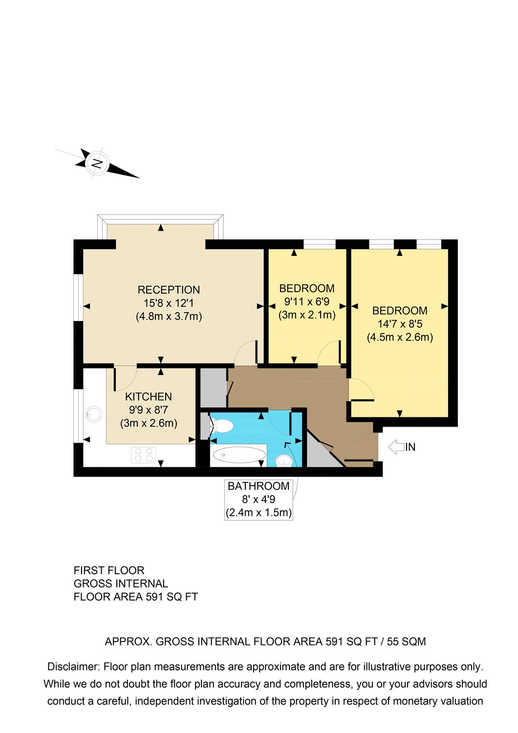 2 Bedrooms Flat to rent in Jensen House, 41 Wellington Way, London E3