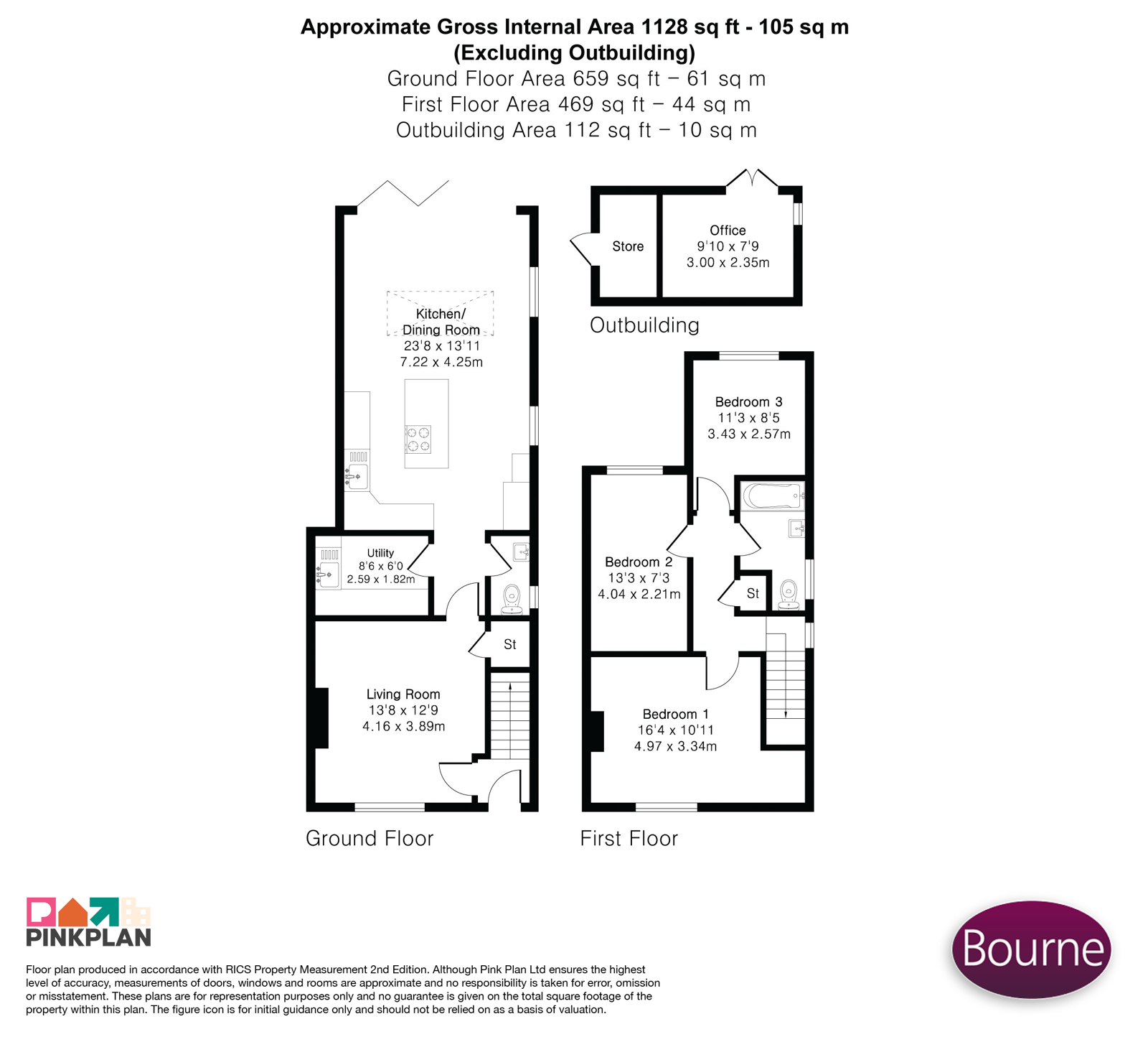 40, Little Green Lane, Farnham floorplan