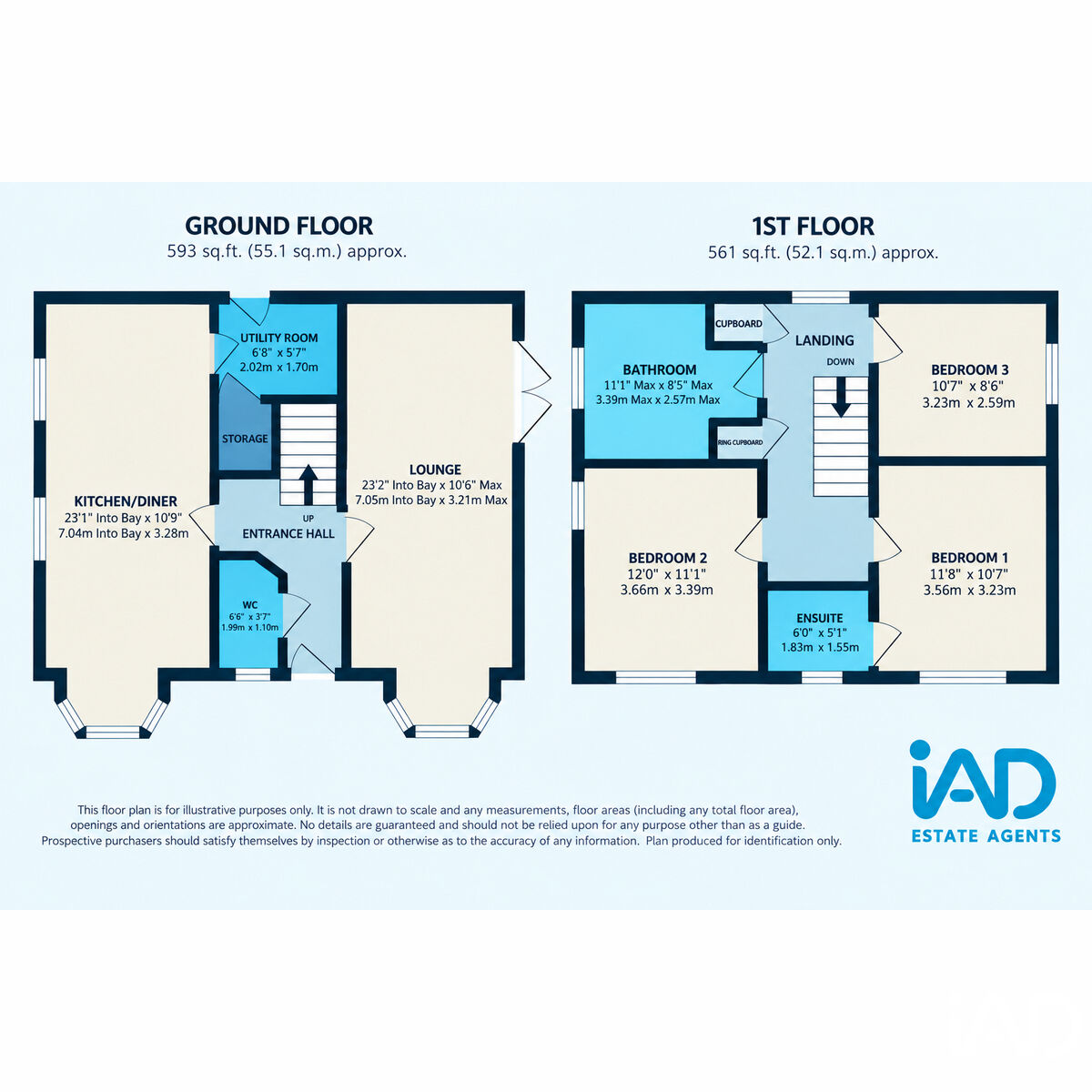 1, Bramley Close, Blackpool floorplan