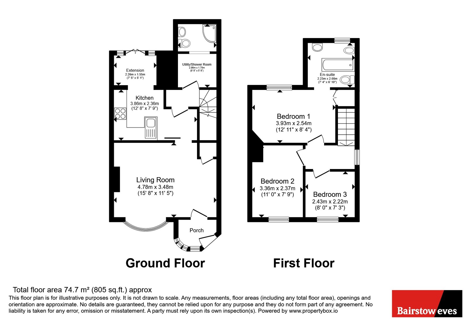 35, Holcombe Road, Birmingham floorplan