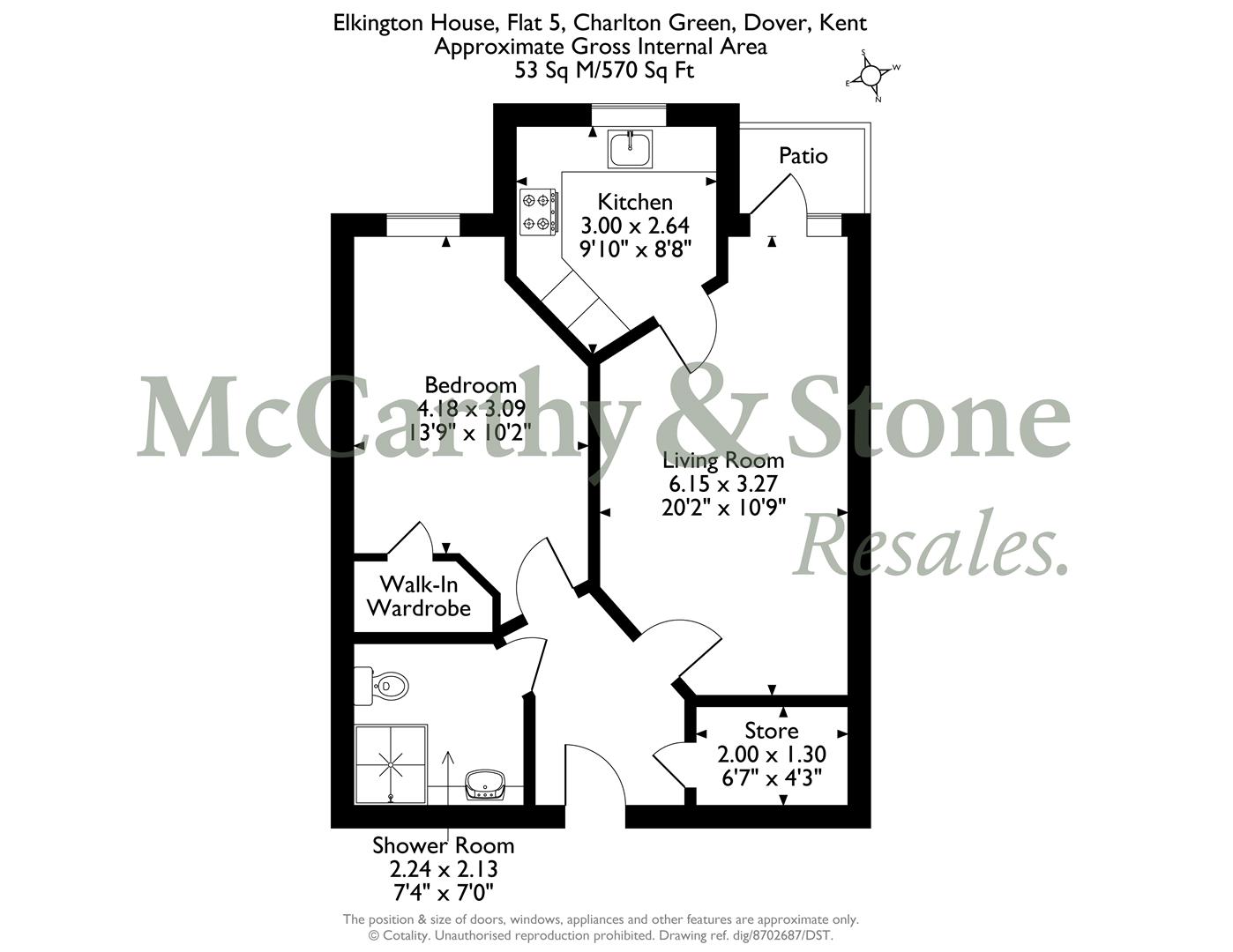 5 Elkington House, Charlton Green, Dover floorplan