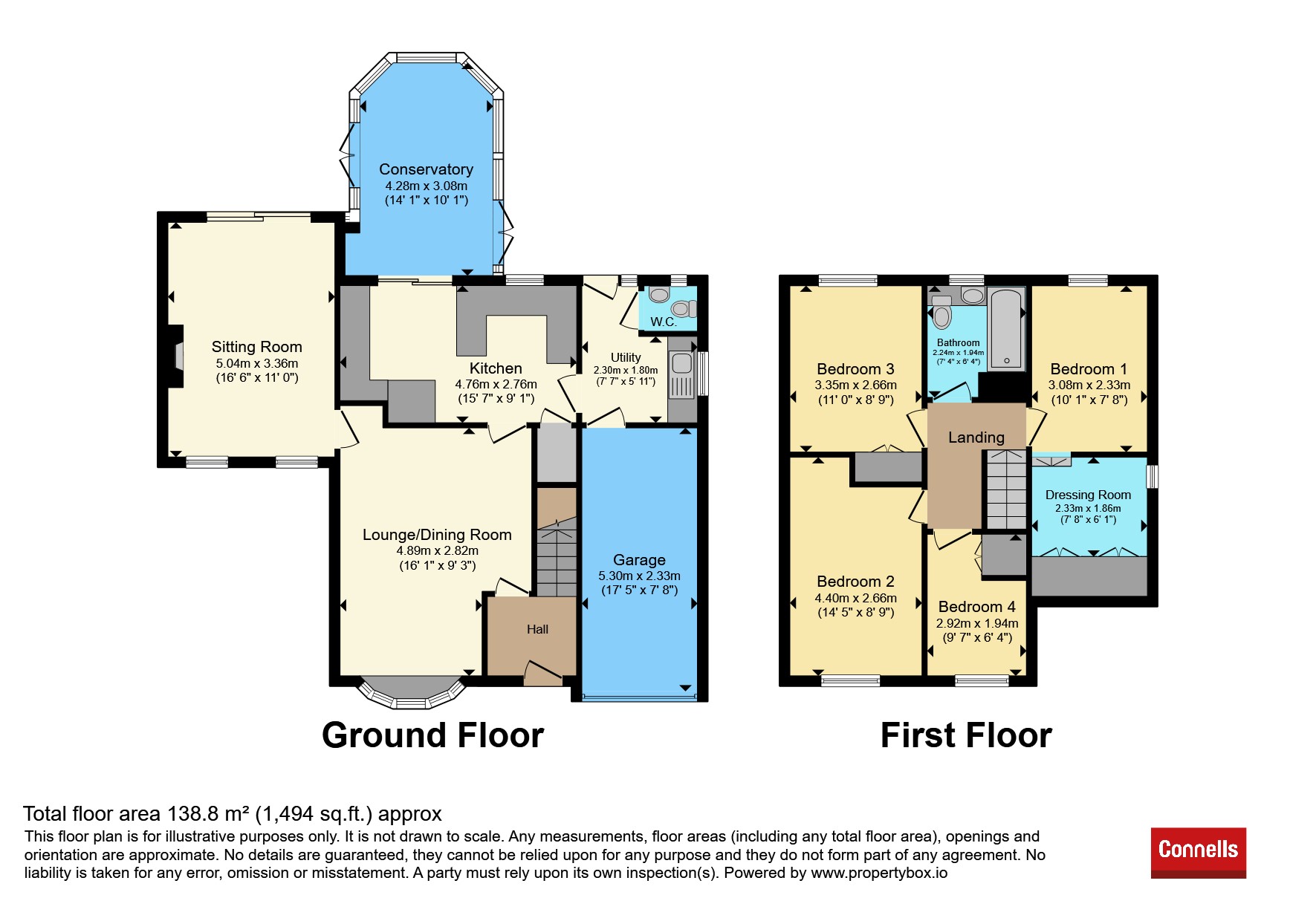 34, Hazel Grove, LICHFIELD floorplan