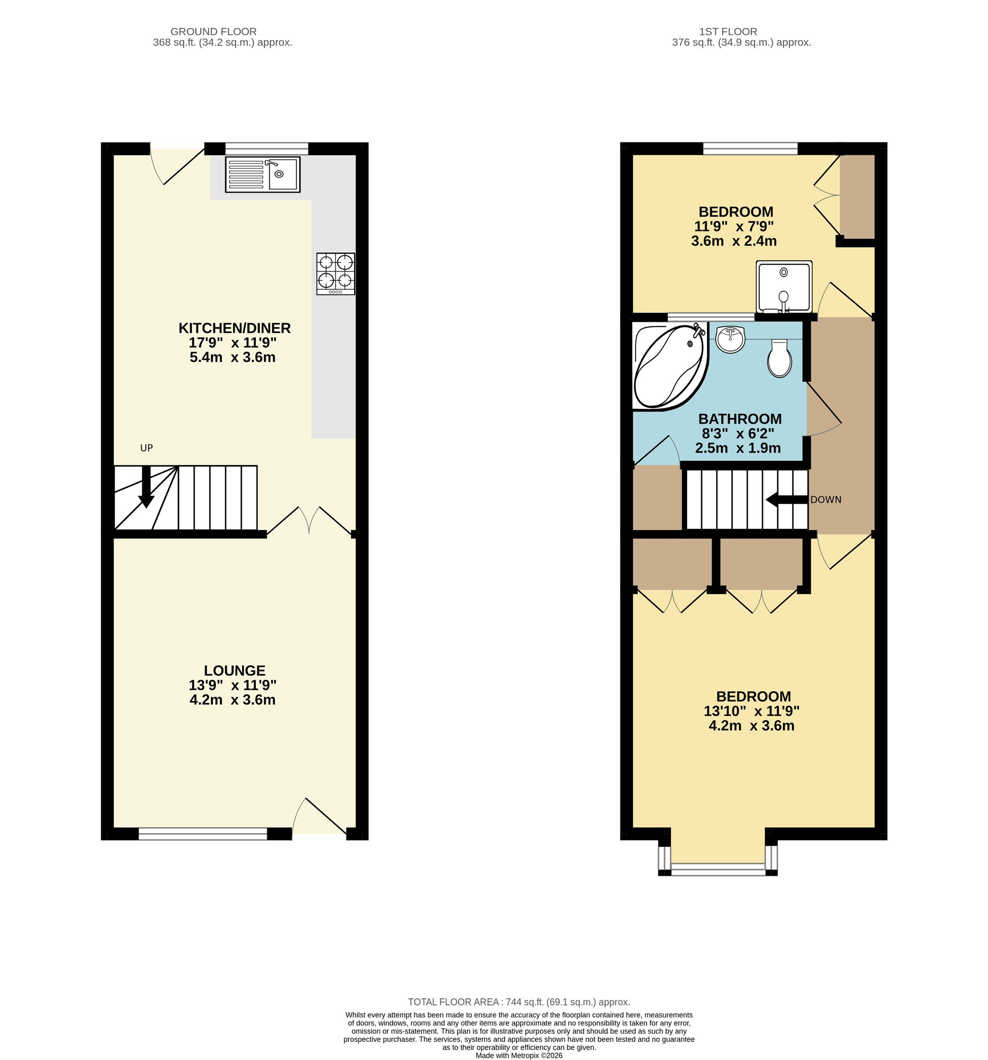 Kavenola Corner Street, Cromer floorplan