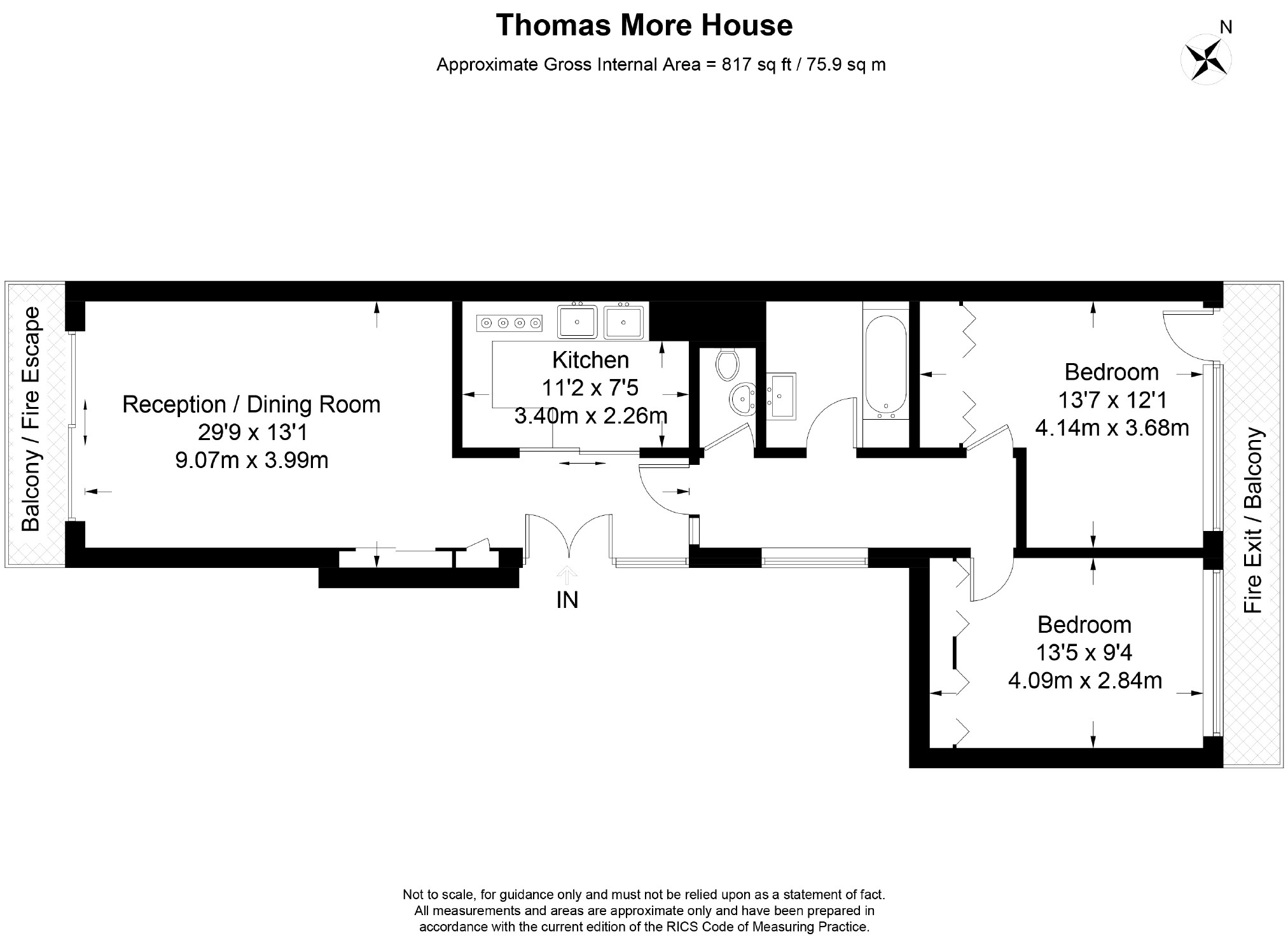 Barbican, London floorplan