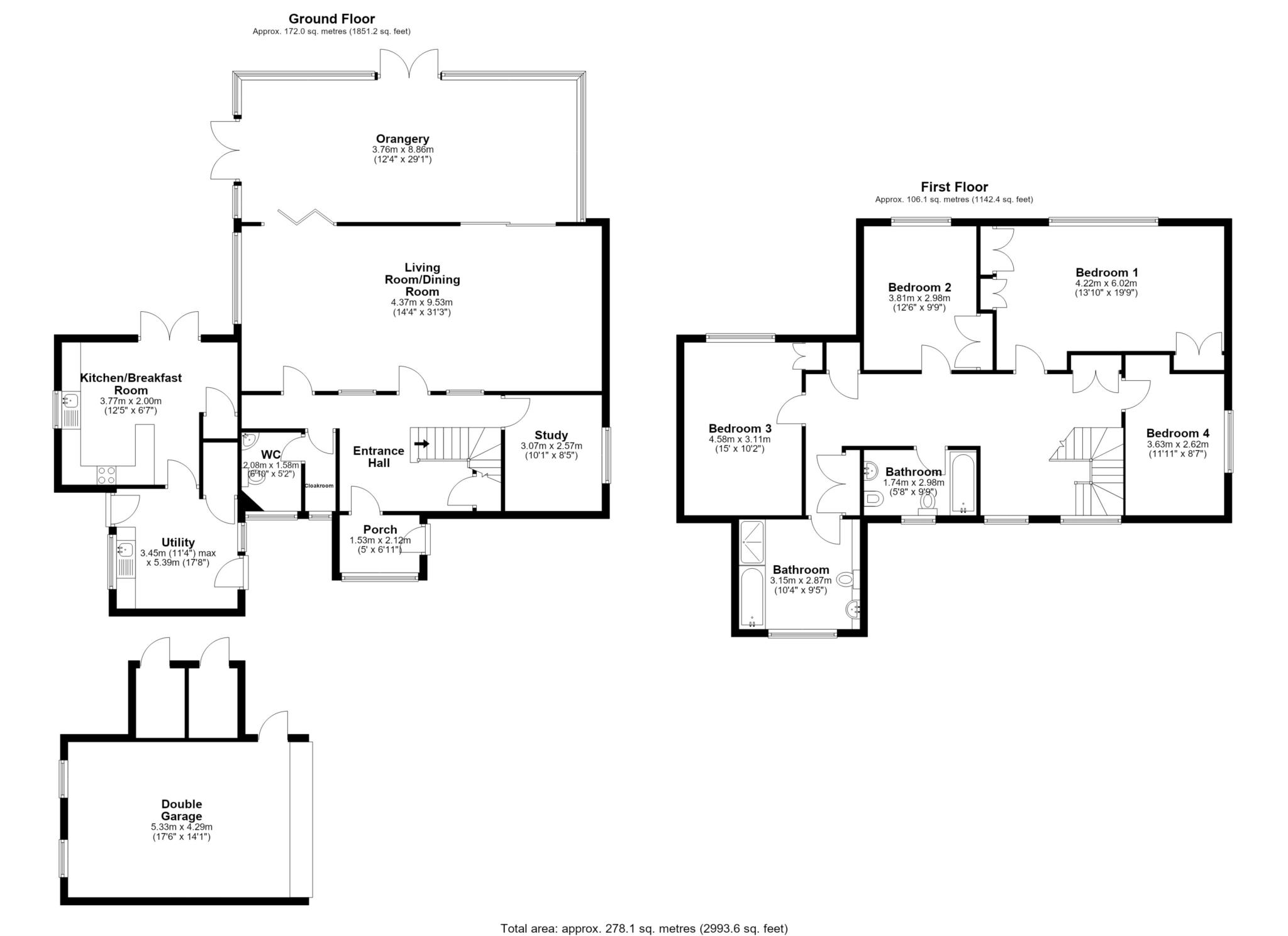 11, Old Barn Close, Reading floorplan