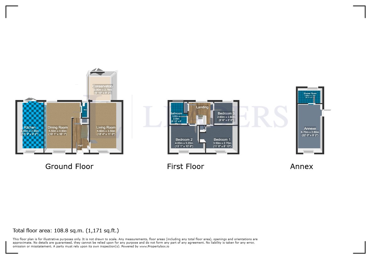 1, Abels Road, Essex floorplan