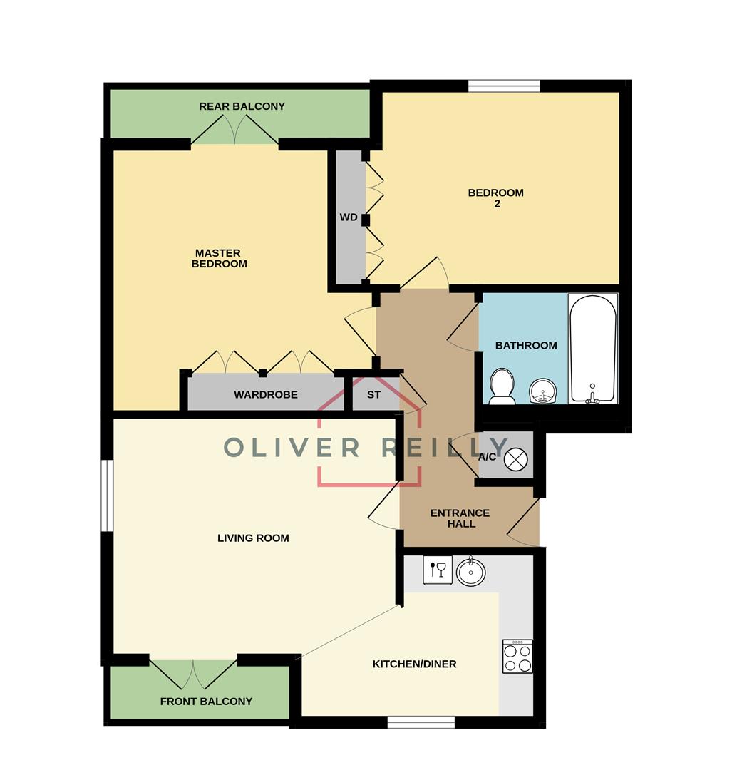 6, Rubys Walk, Newark floorplan
