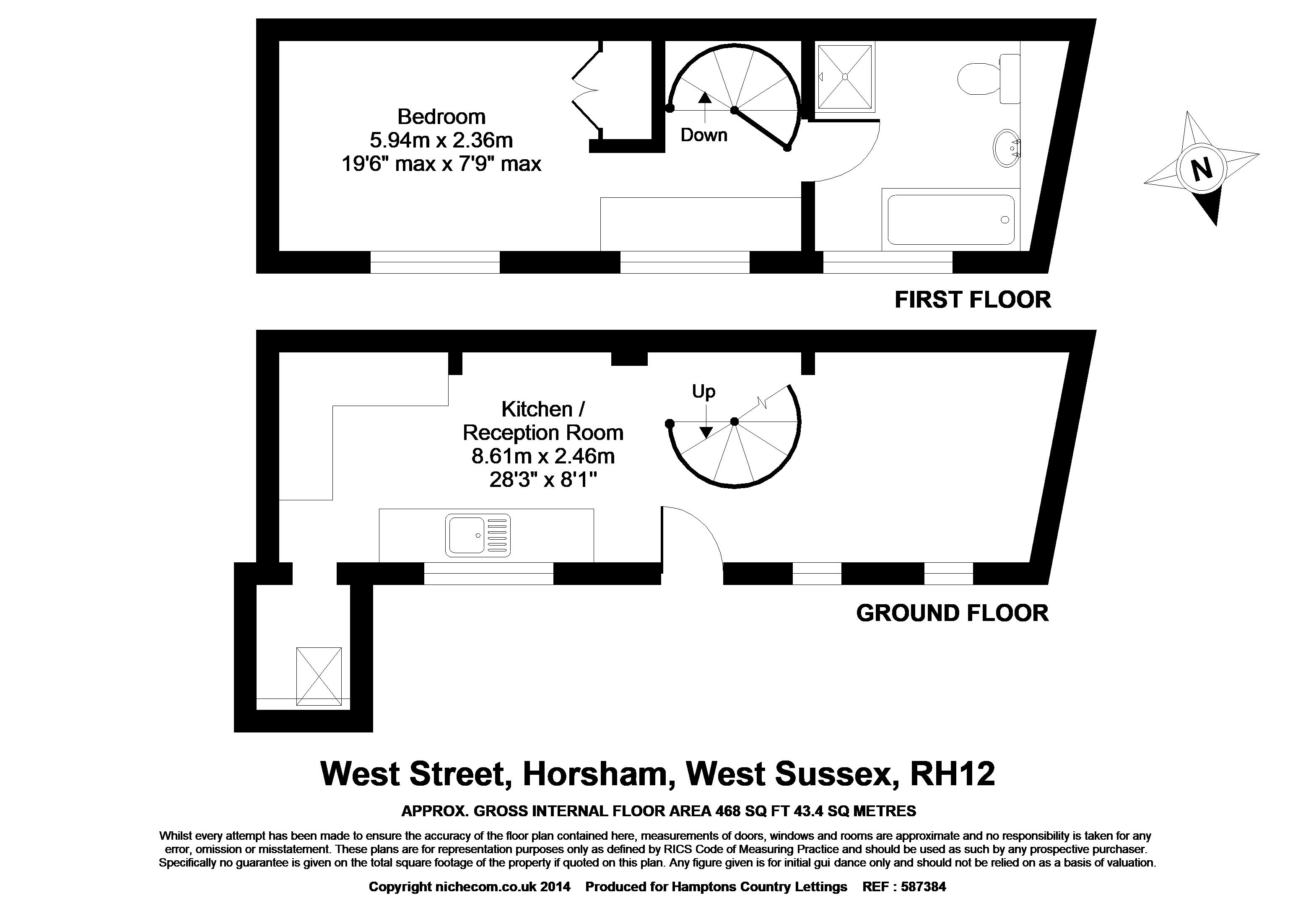 3 Coles Courtyard, 5B, Black Horse Way, Horsham floorplan