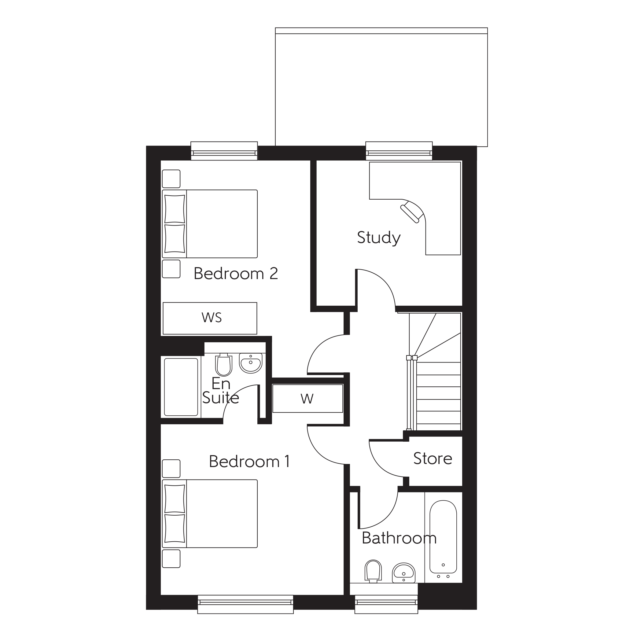 Storrington Road, Pulborough RH20, 2 bedroom semidetached house for