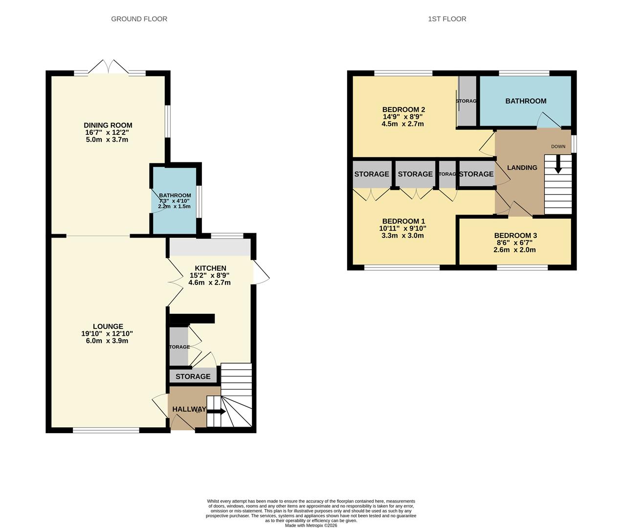 7, Meadow Road, Chelmsford floorplan