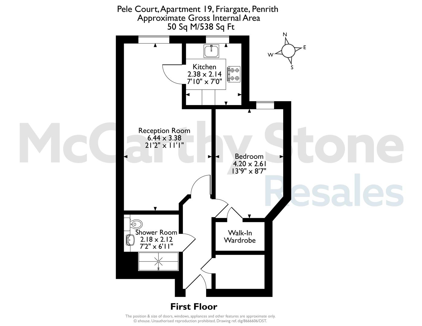 19 Pele Court, Friargate, Penrith floorplan