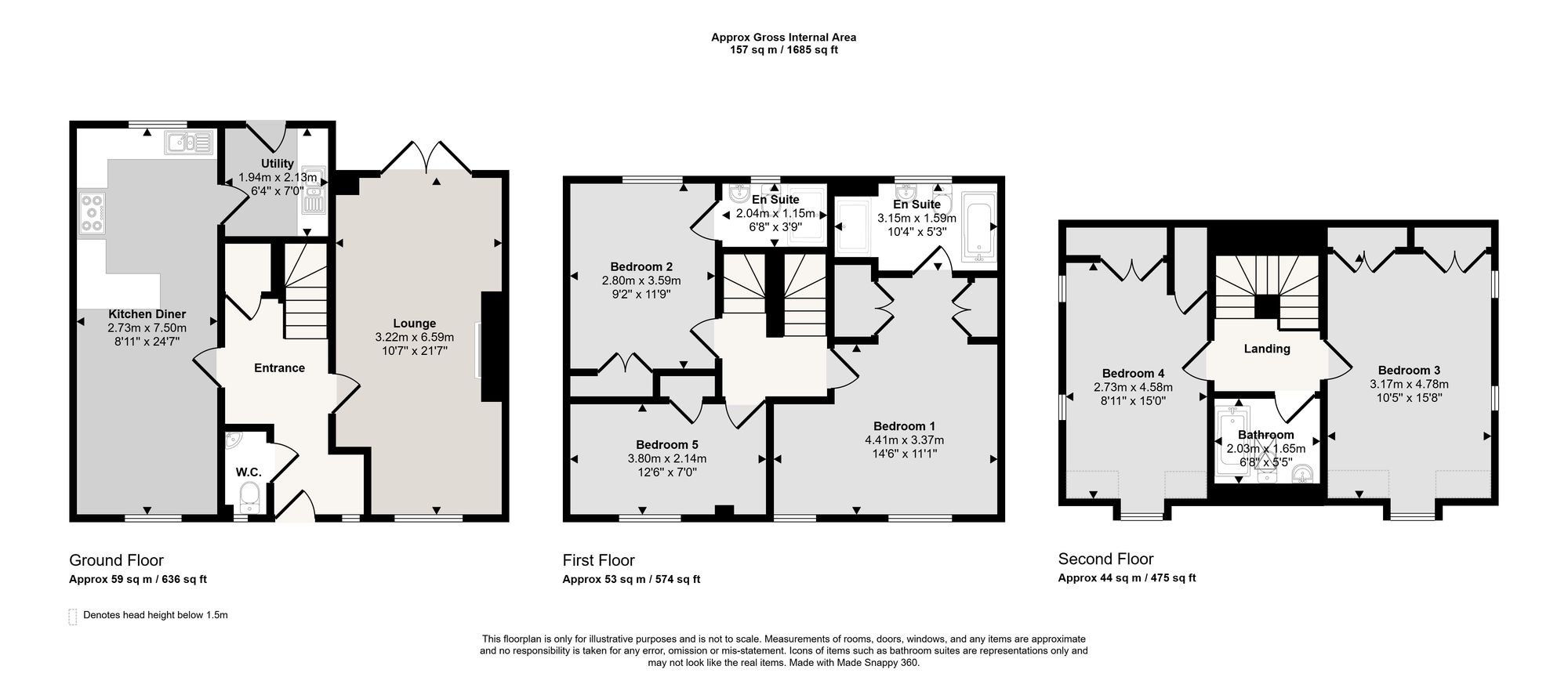 27 Mona Way, Manchester floorplan