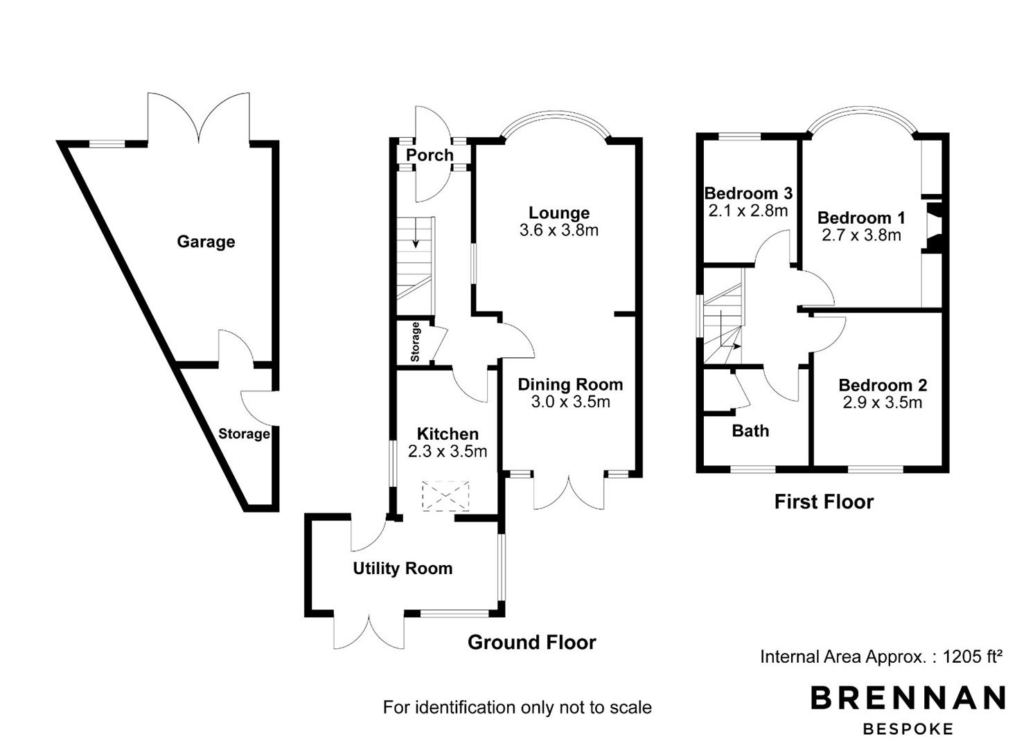 13, Bowhill, Kettering floorplan