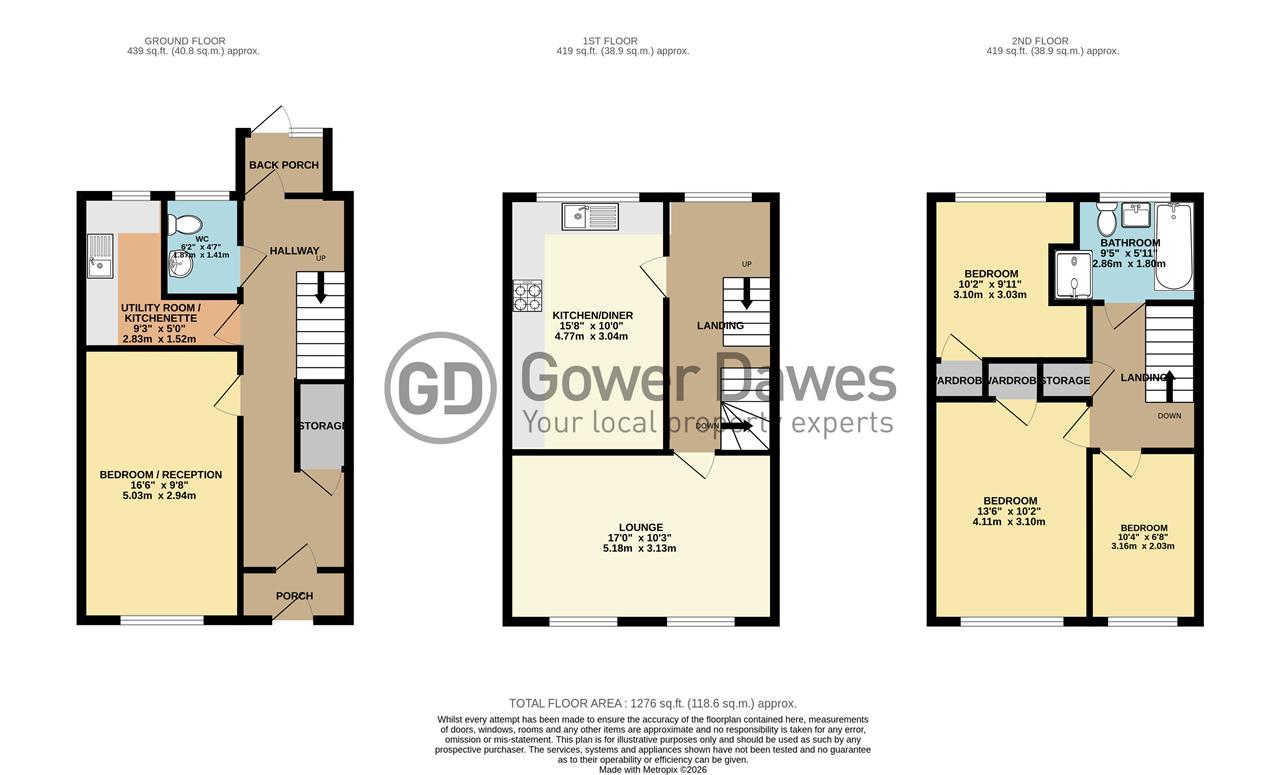 120, Godman Road, Chadwell St.Mary floorplan