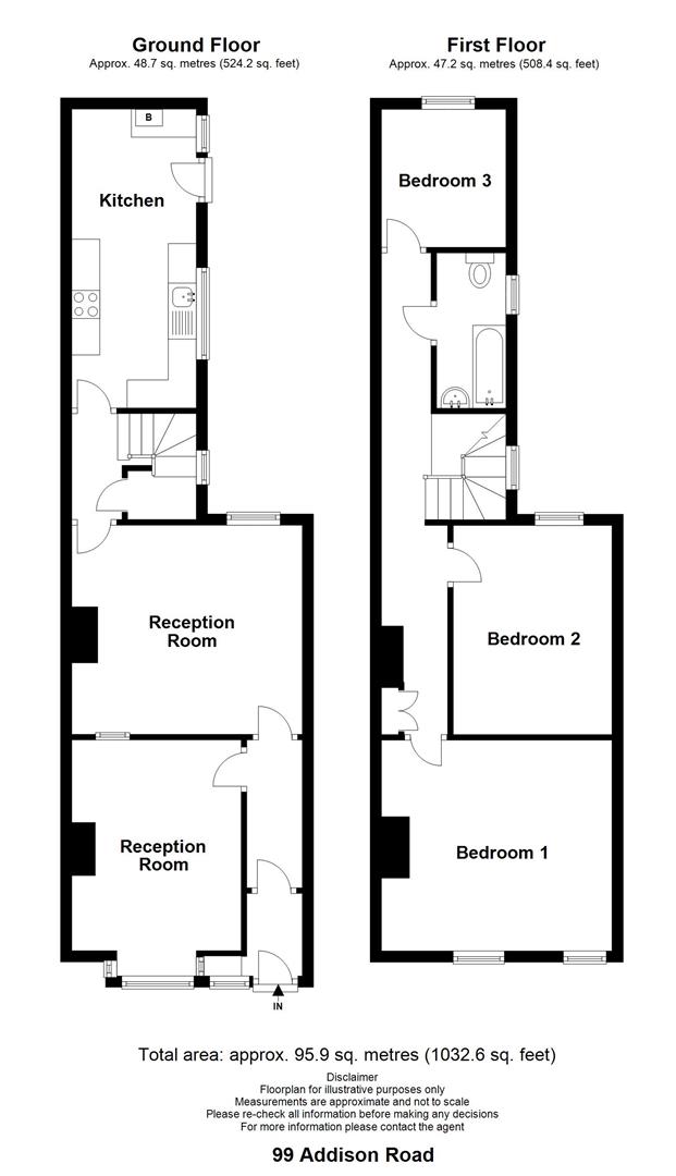 Addison Road, Kings Heath, Birmingham B14, 3 bedroom terraced house for